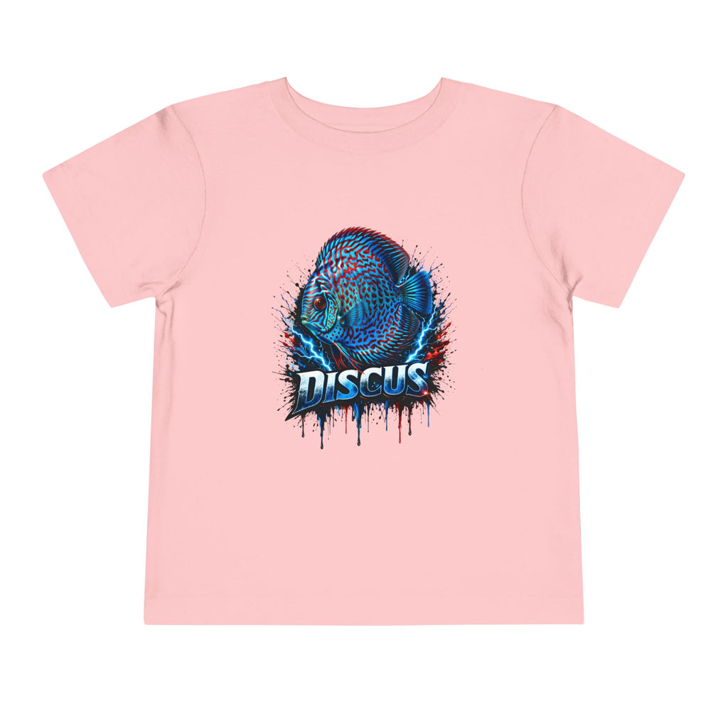 Toddler Tee - Colorful Discus Fish Graphic "Discus"