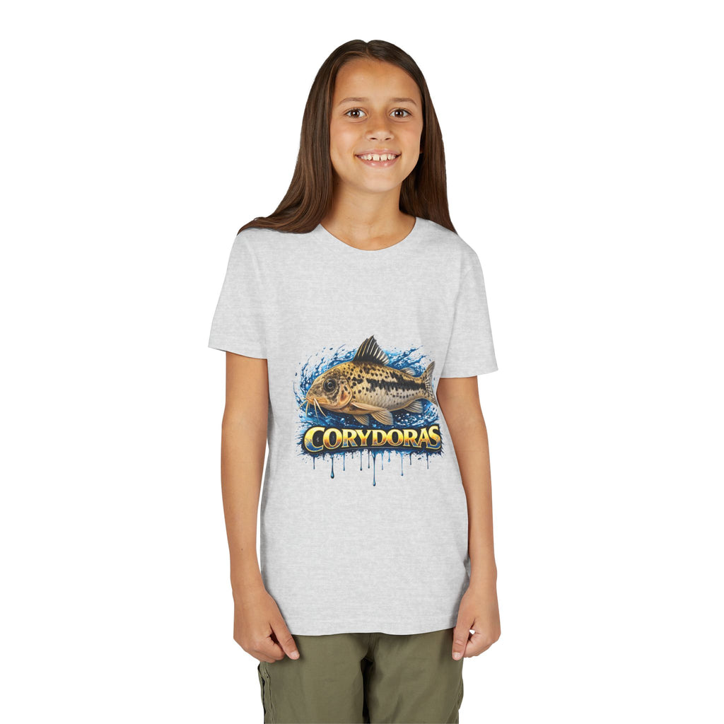 Corydoras Fish Youth Tee – Cute Aquarium Catfish Graphic Shirt