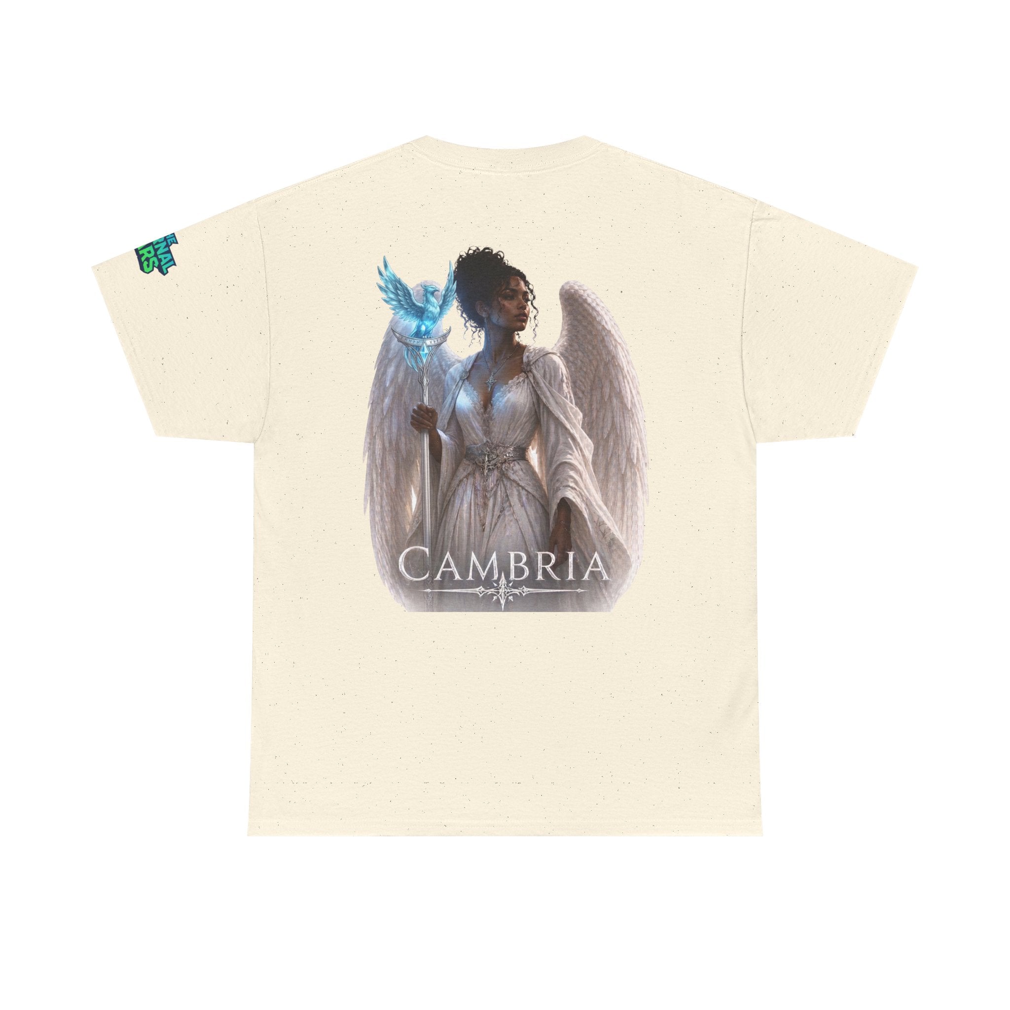 The Eternal Wars Graphic Tee – "Cambria" Winged Warrior Shirt