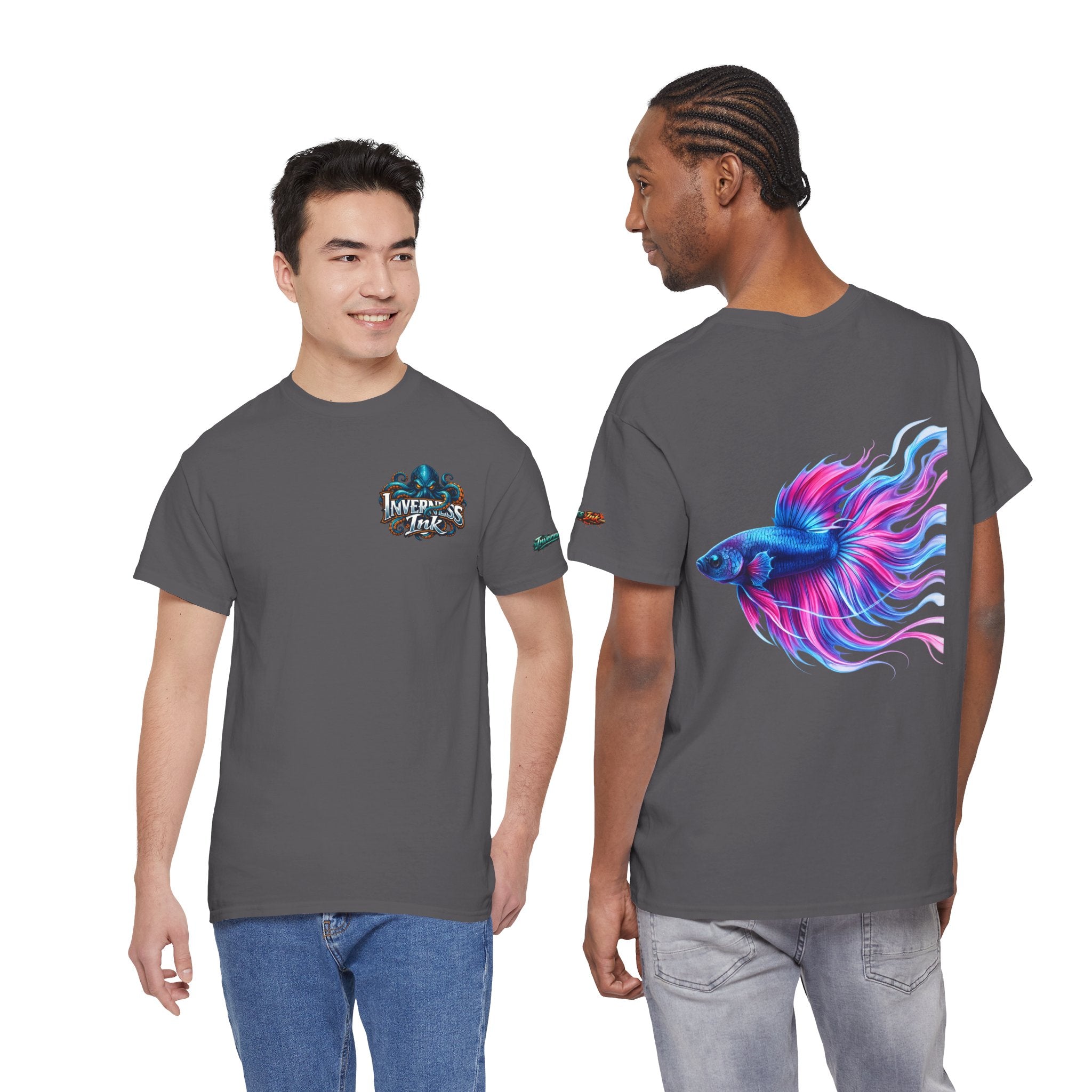 Electric Paint Betta — Classic Heavy Cotton Tee