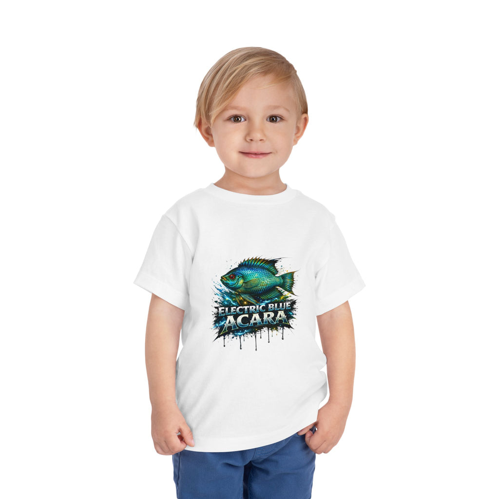 Electric Blue Acara – Toddler Graphic Tee
