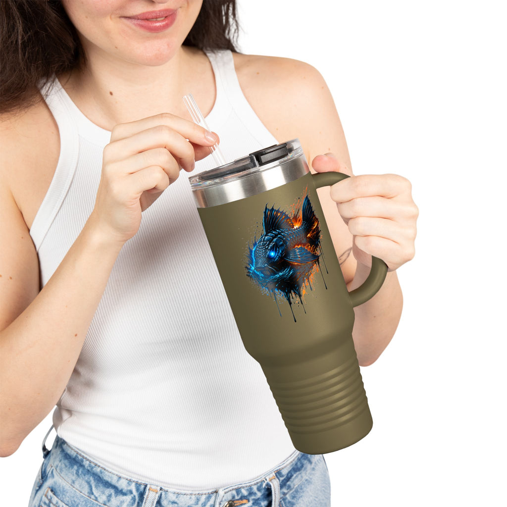 Armored Pleco – 40oz Premium Insulated Travel Mug L-185