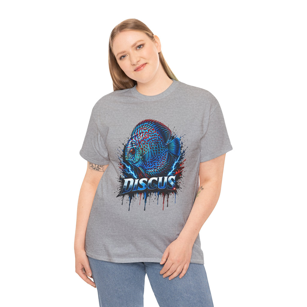 Discus Fish Graphic Tee - Vibrant Aquarium Fish Shirt