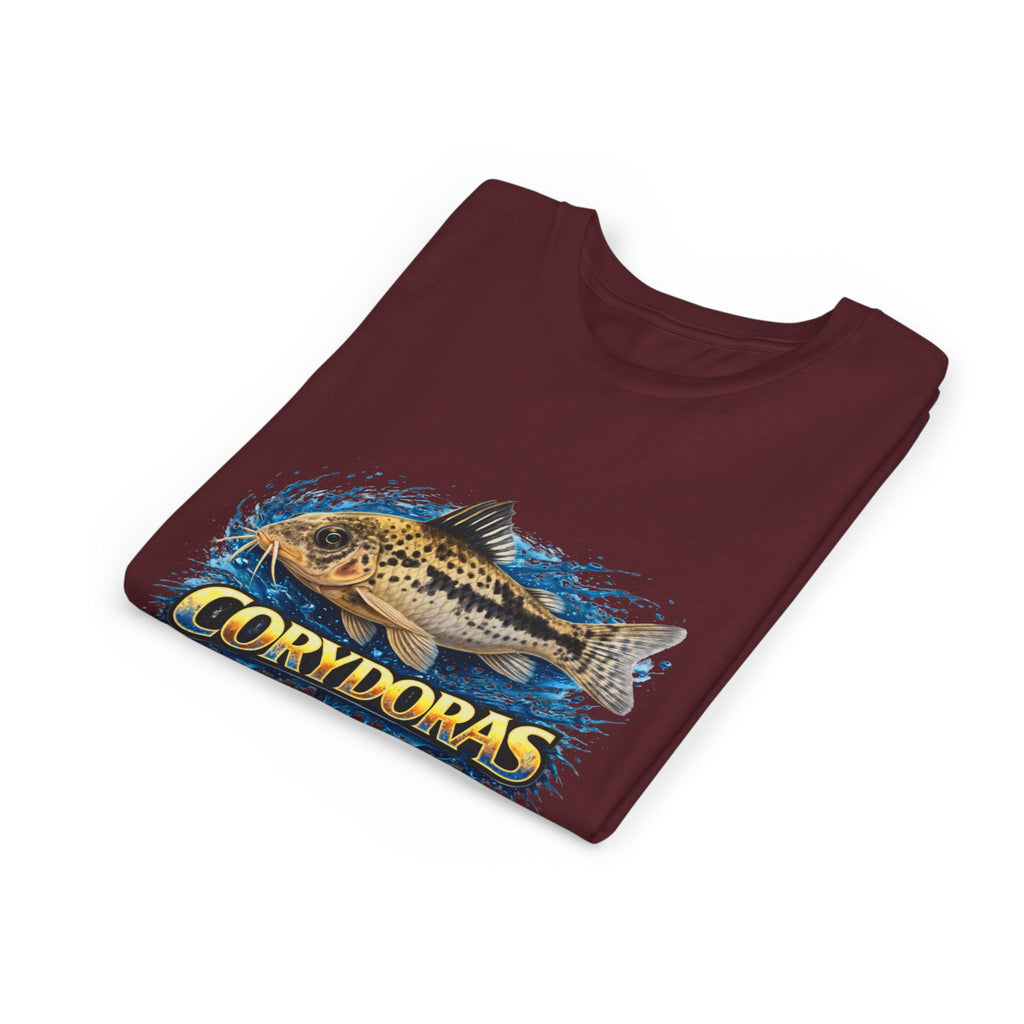 Corydoras Fish Youth Tee – Cute Aquarium Catfish Graphic Shirt