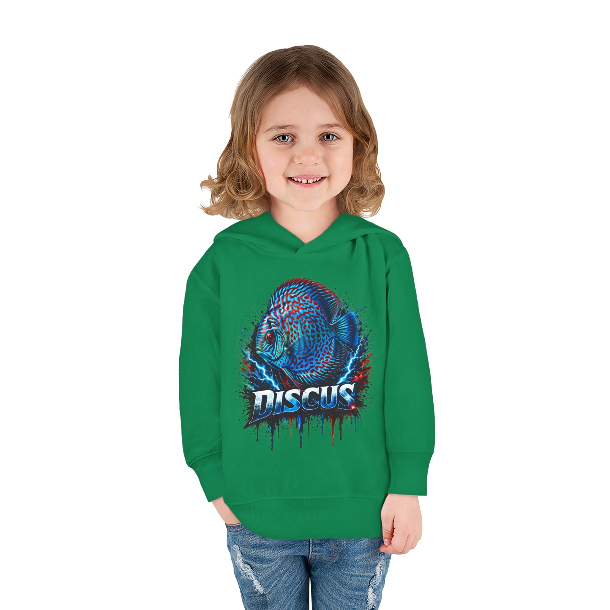 Electric Discus – Toddler Premium "Lightning" Fleece Hoodie
