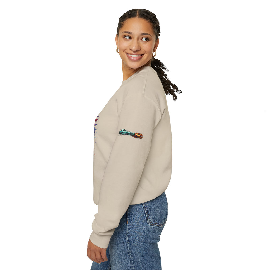 Betta Fish Crewneck Sweatshirt — "Fiercely Betta" Colorful Aquarium Graphic