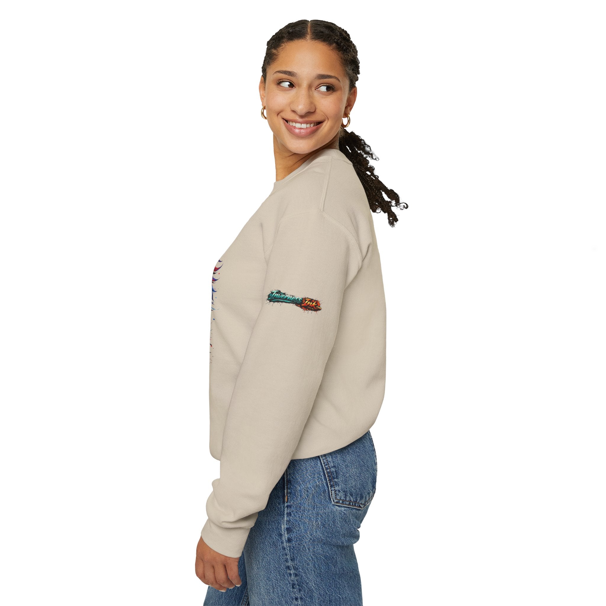 Betta Fish Crewneck Sweatshirt — "Fiercely Betta" Colorful Aquarium Graphic