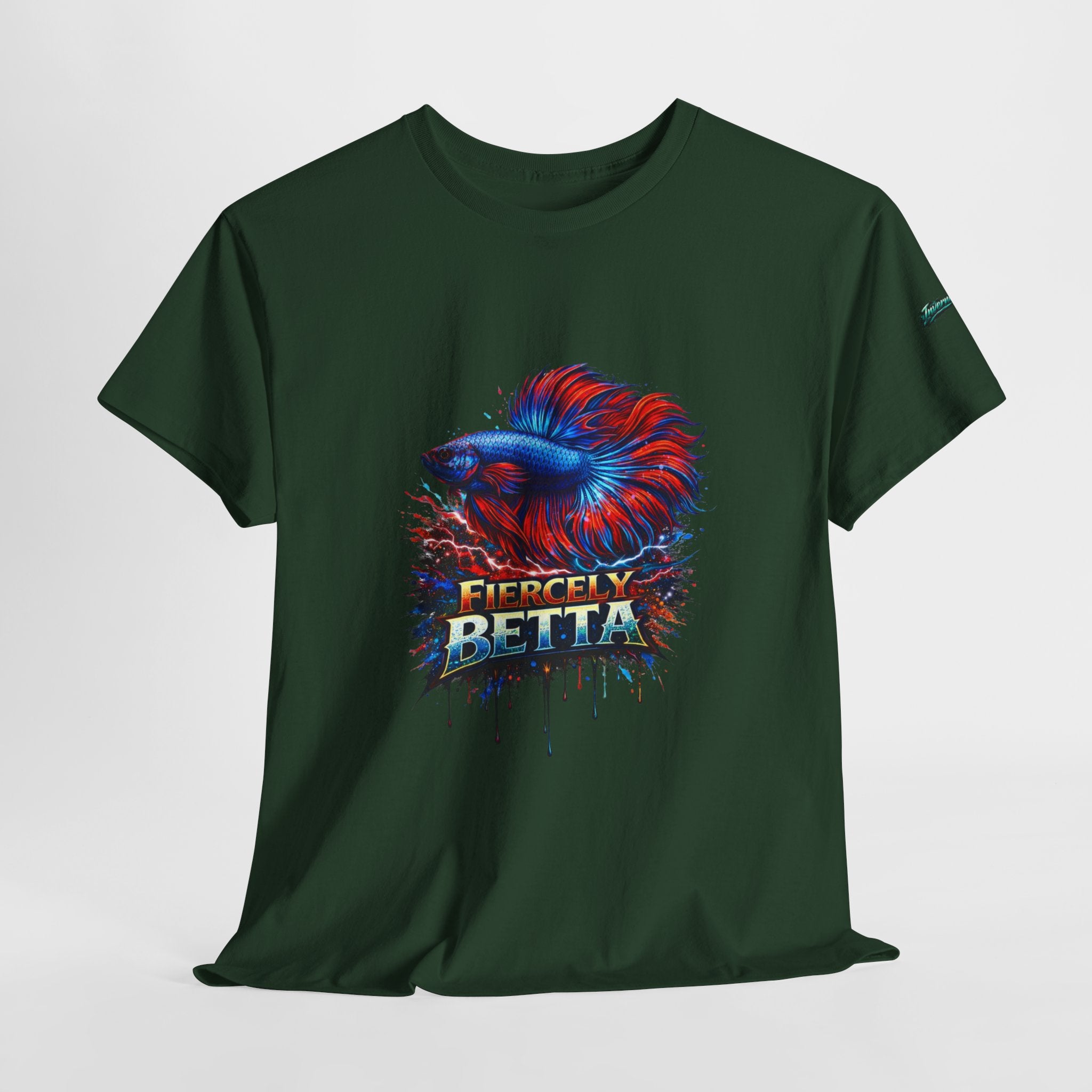 Betta Fish T-Shirt — Fiercely Betta Colorful Aquarium Fish Tee