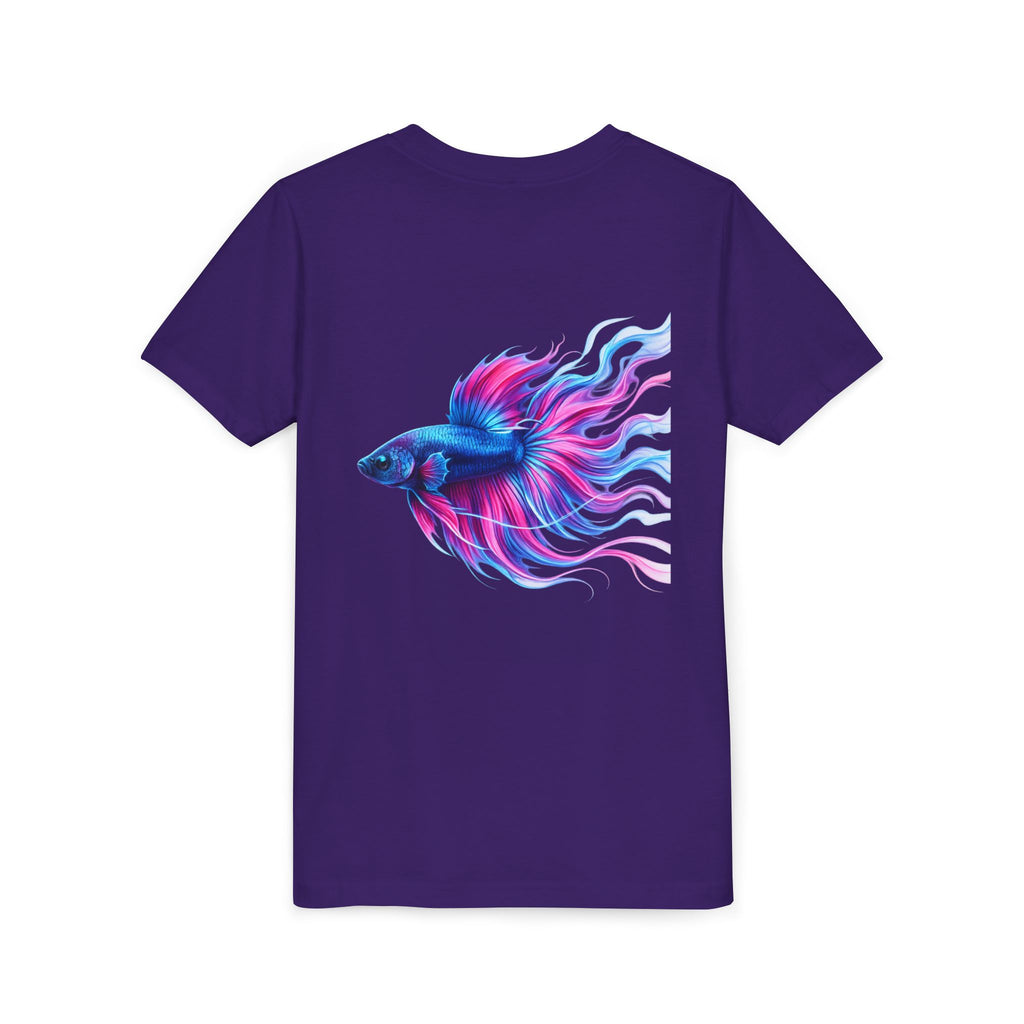 Youth Tee - Colorful Betta Fish Graphic Shirt