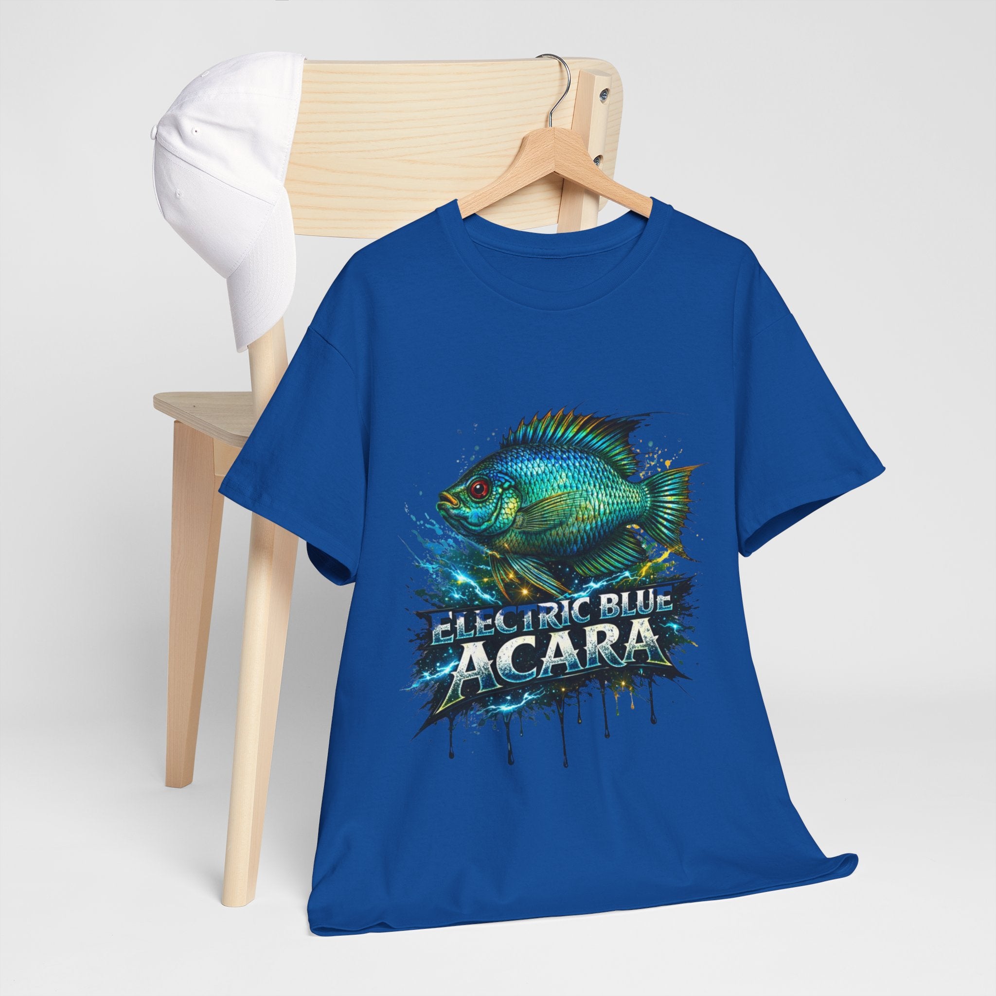 Electric Blue Acara – Premium Graphic Tee