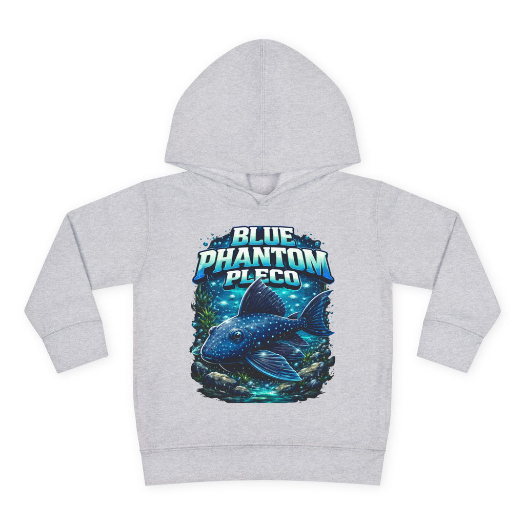 Toddler Hoodie — 'Blue Phantom Pleco' Cute Aquarium Fish Pullover