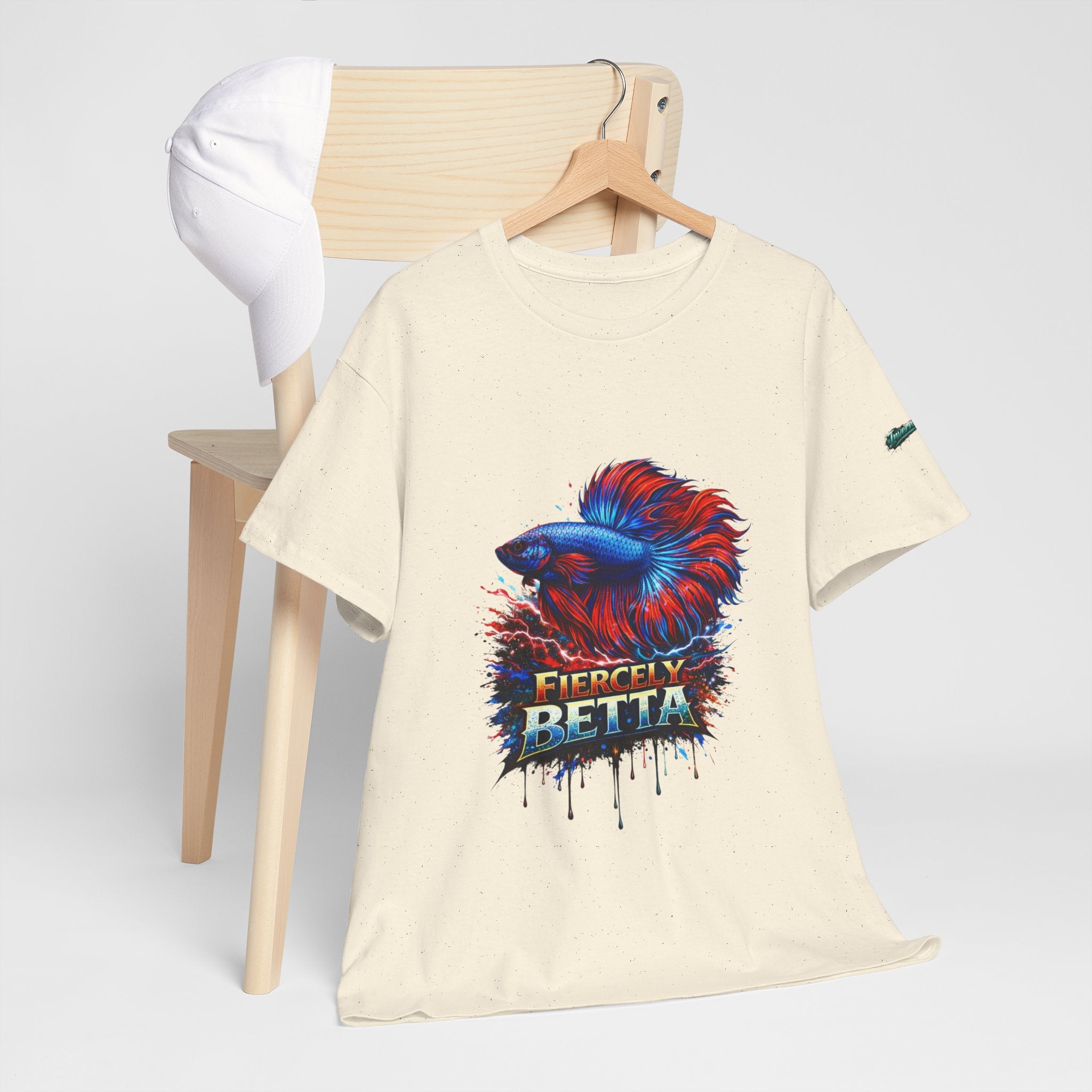 Betta Fish T-Shirt — Fiercely Betta Colorful Aquarium Fish Tee