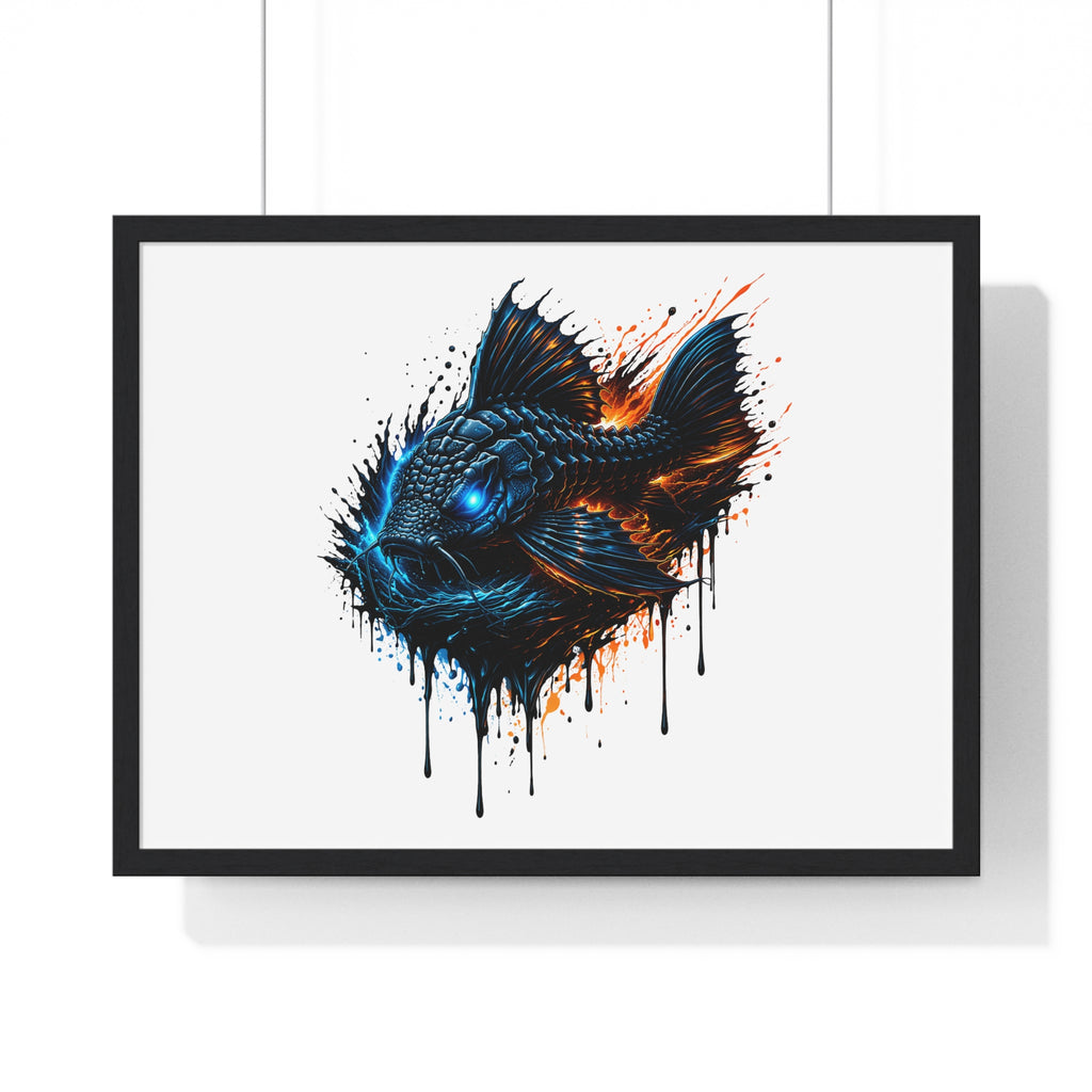 Armored Pleco L-185– Premium Wood-Framed Poster