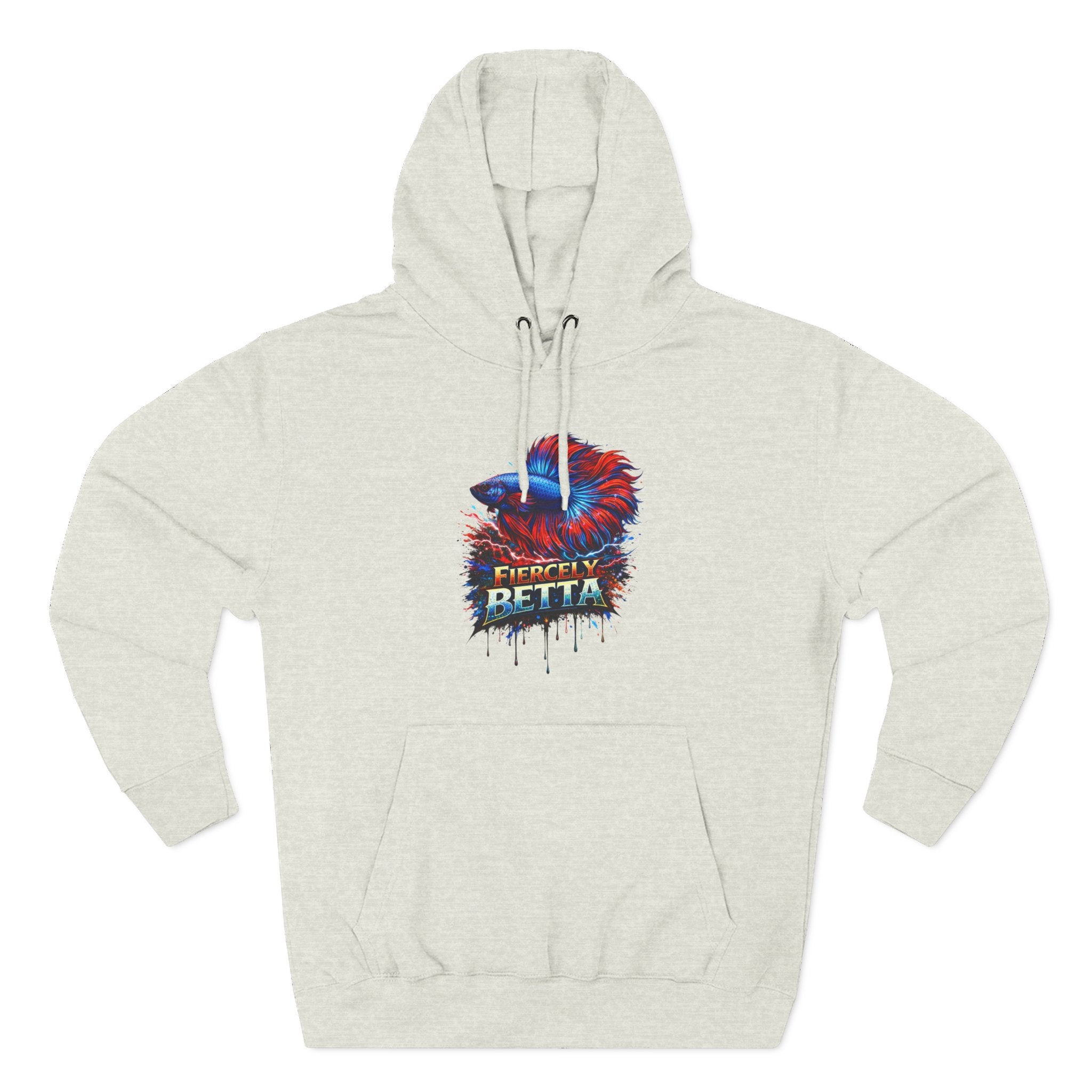 Fiercely Betta – Premium "Neon Flare" 3-End Fleece Hoodie