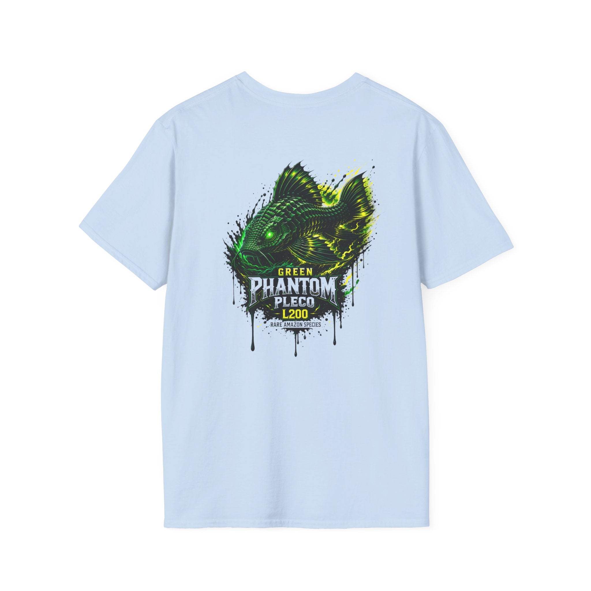 Green Phantom Pleco Tee — Graphic Fish Aquarium Shirt