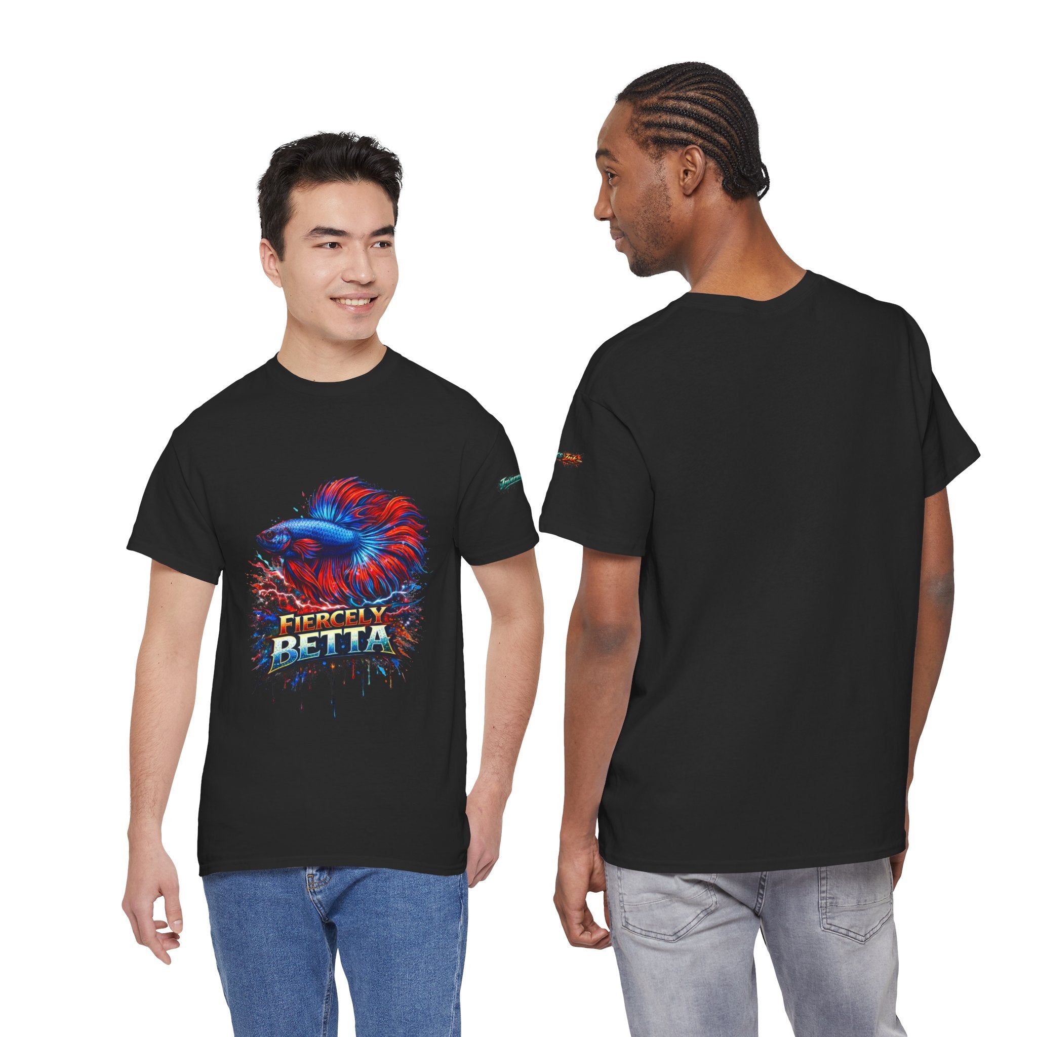 Betta Fish T-Shirt — Fiercely Betta Colorful Aquarium Fish Tee