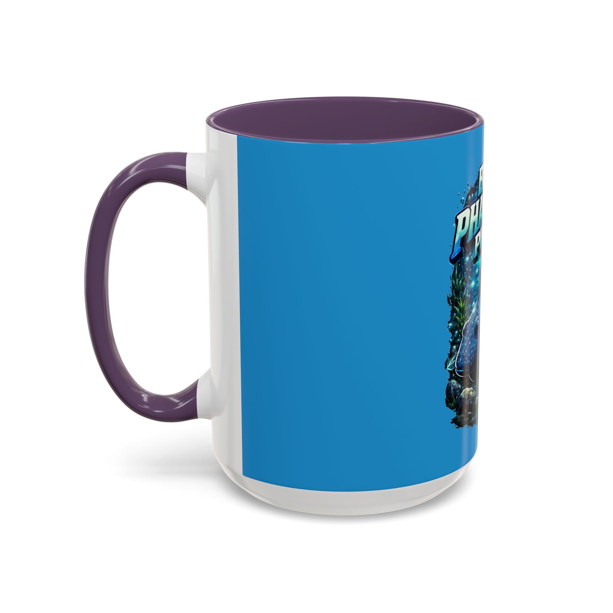Blue Phantom Pleco Accent Coffee Mug – Aquarium Fish Lover Gift (11/15oz)