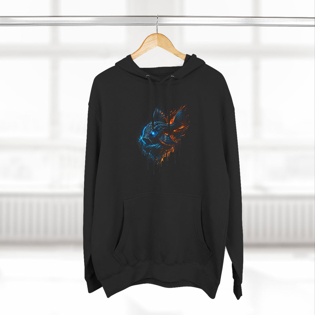 Armored Pleco L-185 – Premium Fleece Hooded Sweatshirt