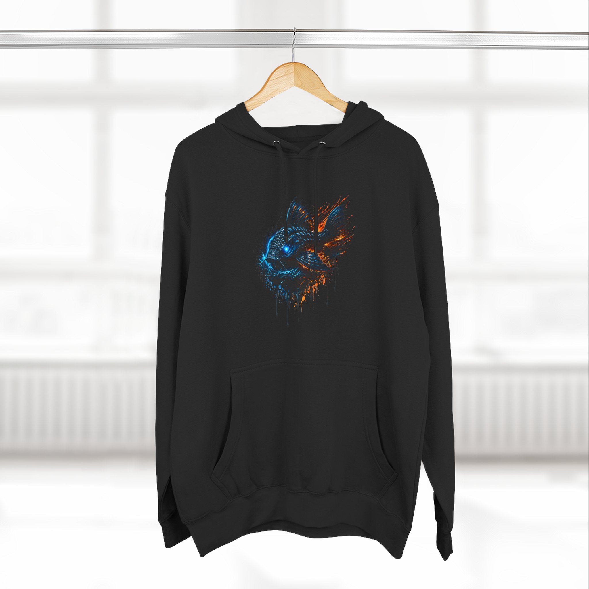 Armored Pleco L-185 – Premium Fleece Hooded Sweatshirt