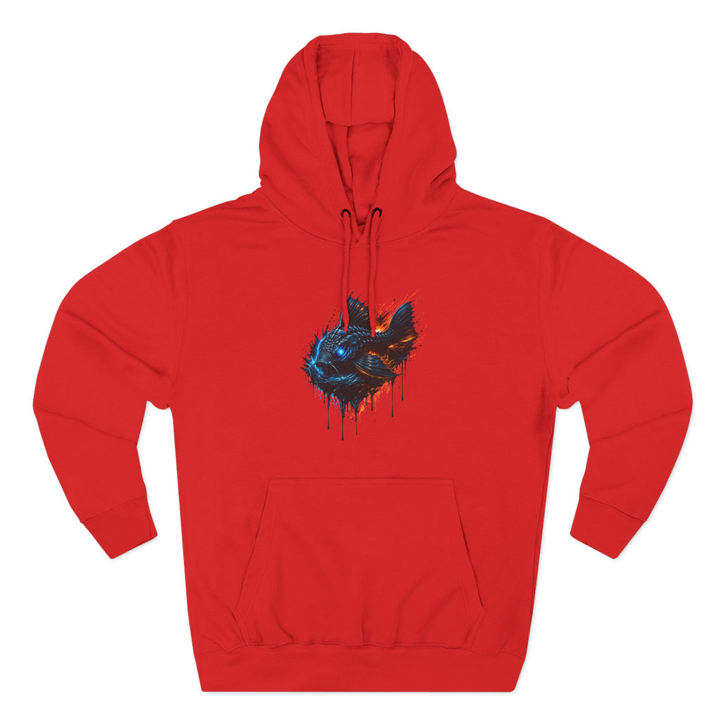 Armored Pleco L-185 – Premium Fleece Hooded Sweatshirt