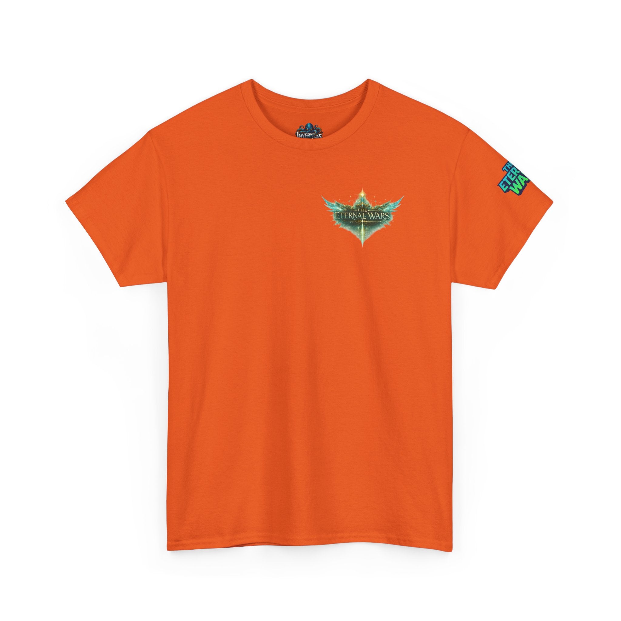 T-Shirt — Nature Warrior Graphic Tee with Man and Dog Illustration
