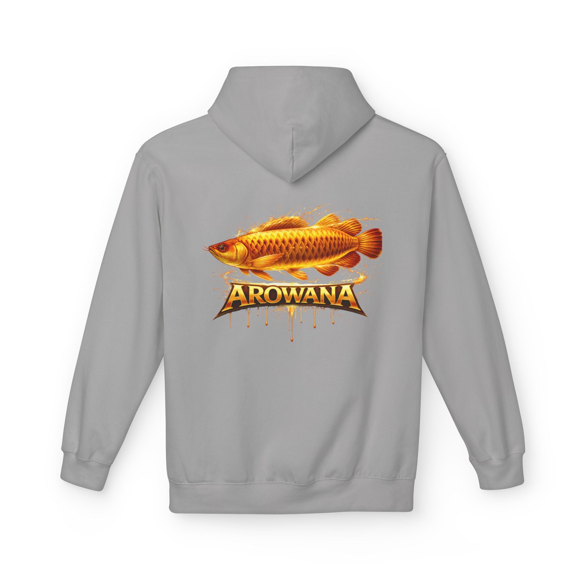 Arowana Fish Graphic Hoodie – Golden Arowana Design