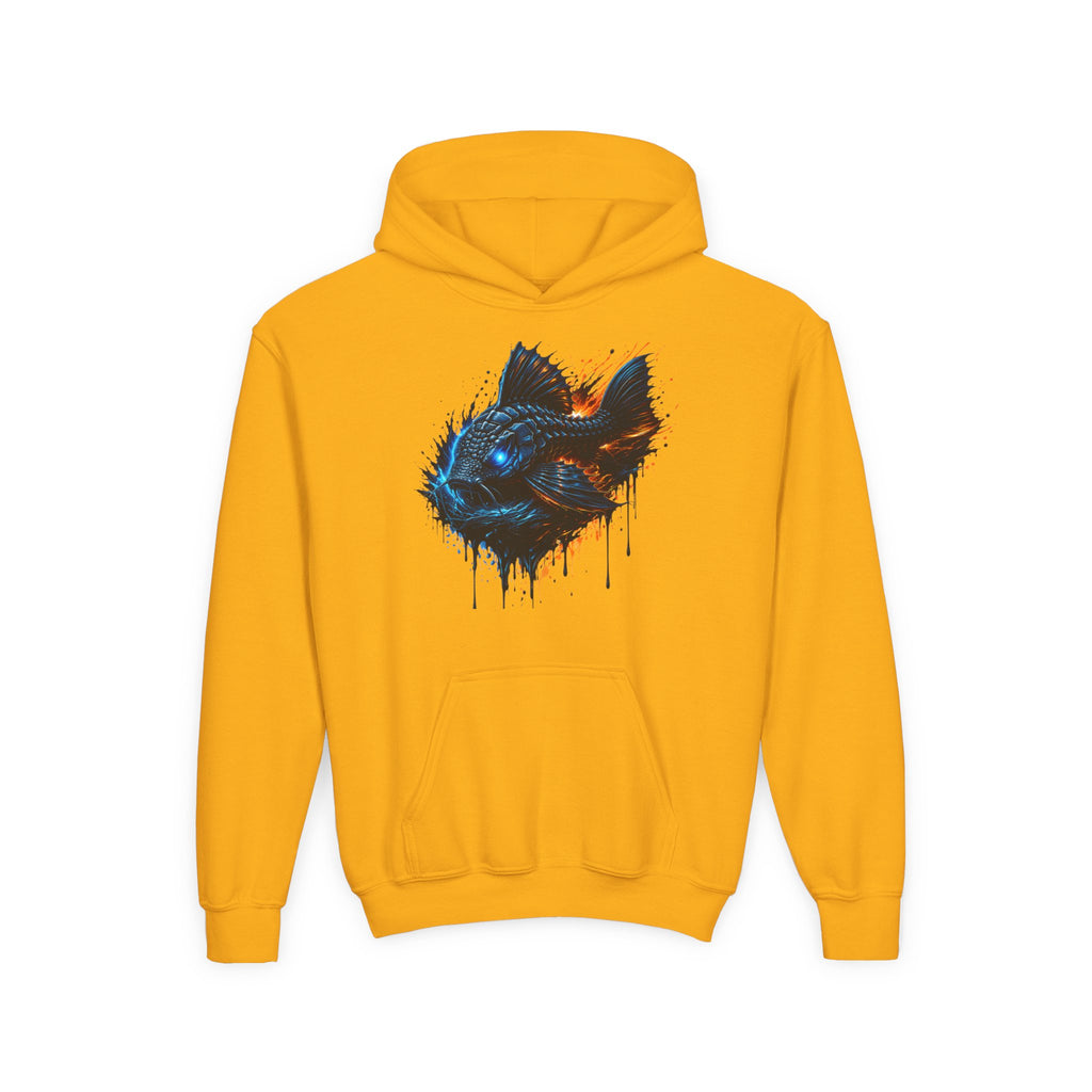 Armored Pleco L-185 – Youth Premium Hooded Sweatshirt