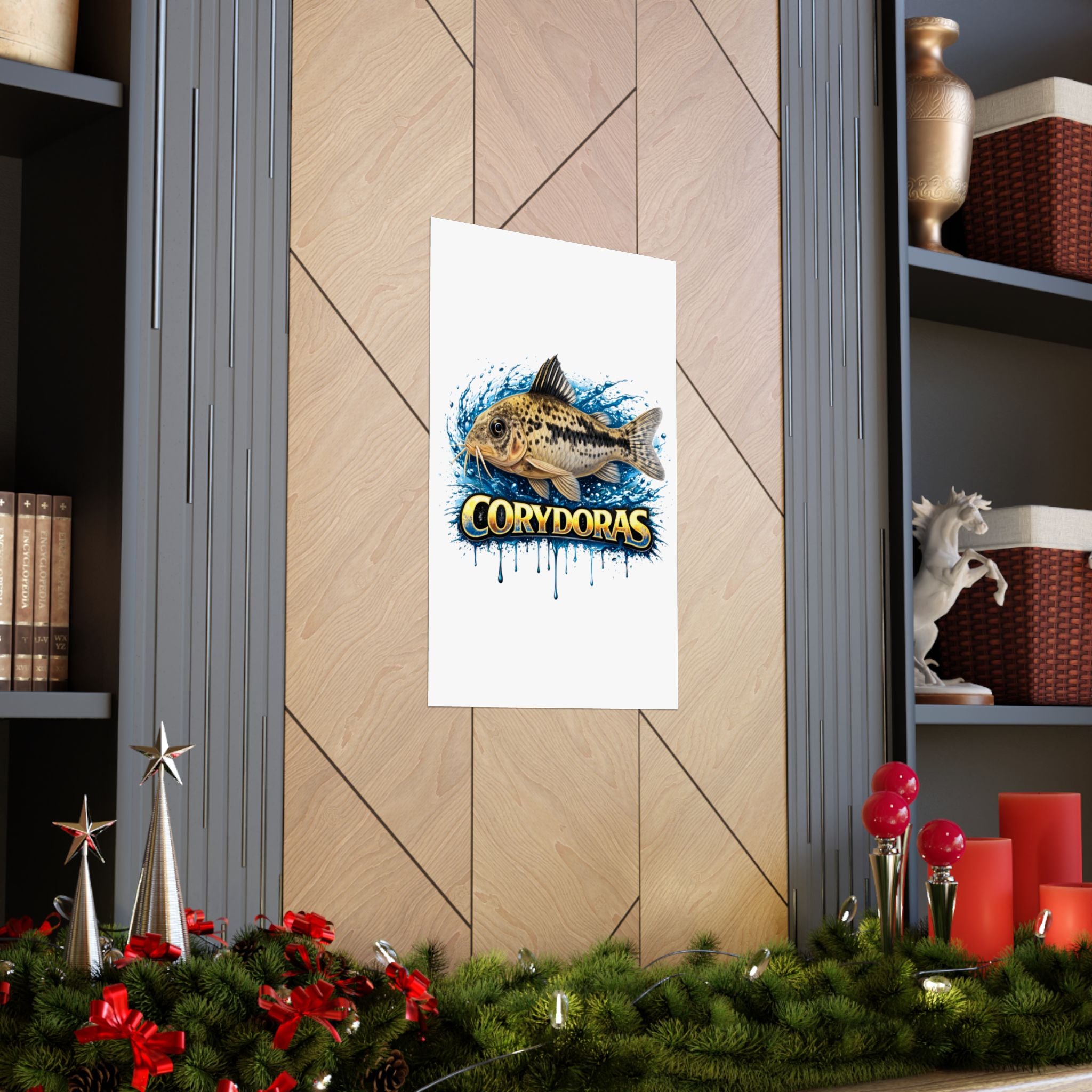 Corydoras Fish Matte Poster — Aquarium Lover Wall Art