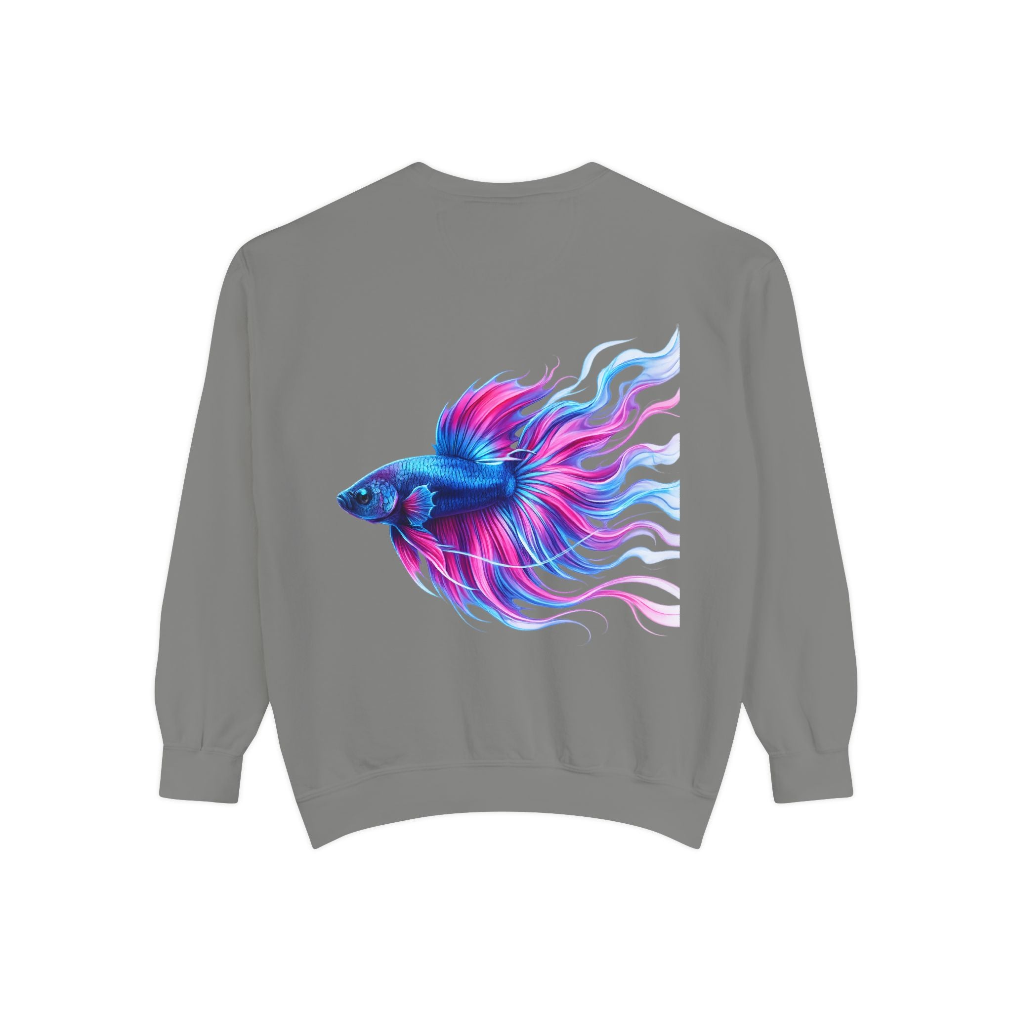Betta Bliss Sweatshirt — Colorful Betta Fish Graphic Crewneck