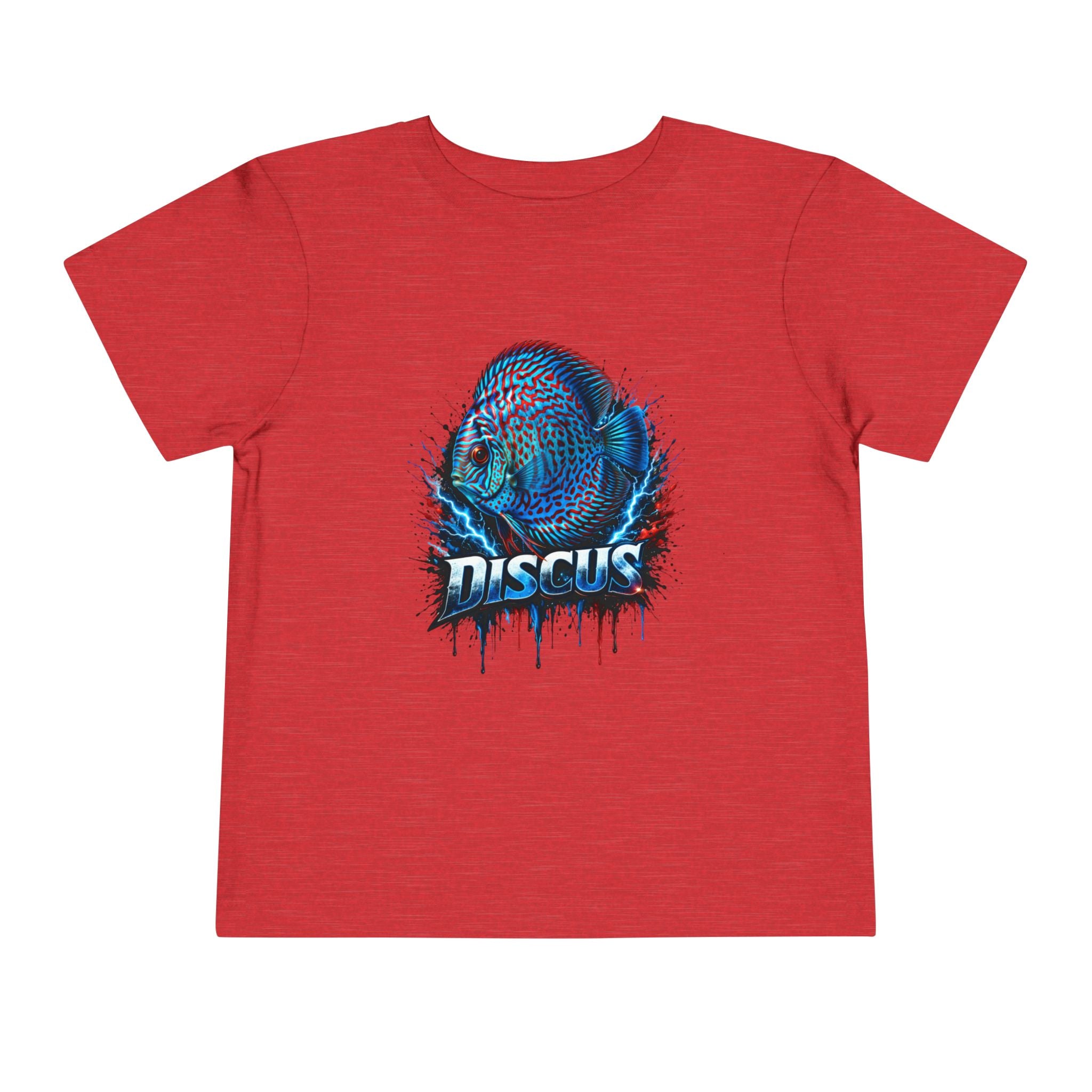 Toddler Tee - Colorful Discus Fish Graphic "Discus"