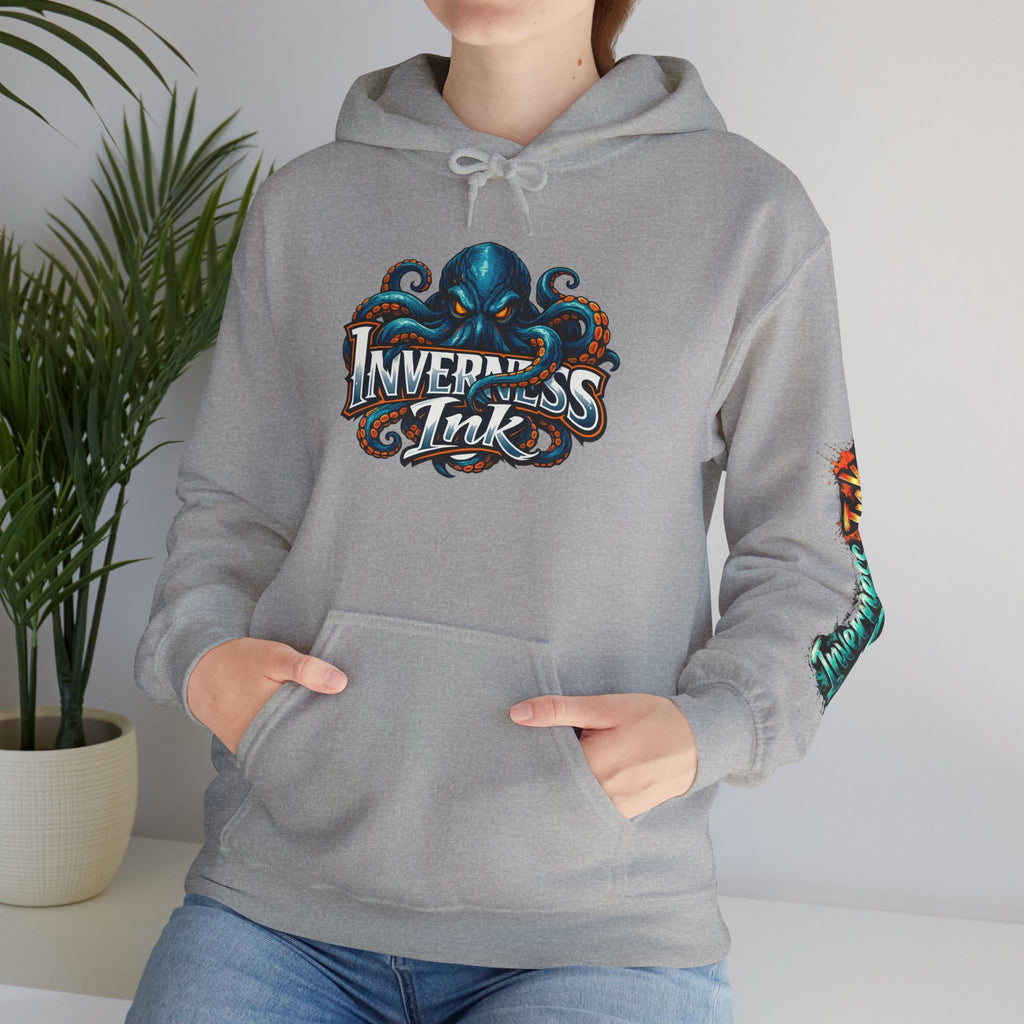 Electric Paint Betta — Artisan Series Hoodie — Inverness Ink Graphic Pullover