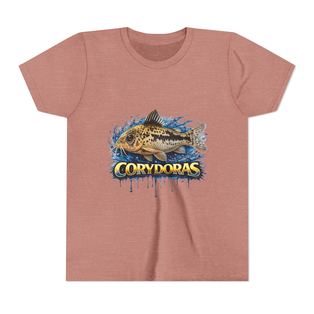 Corydoras Fish Youth Tee – Cute Aquarium Catfish Graphic Shirt