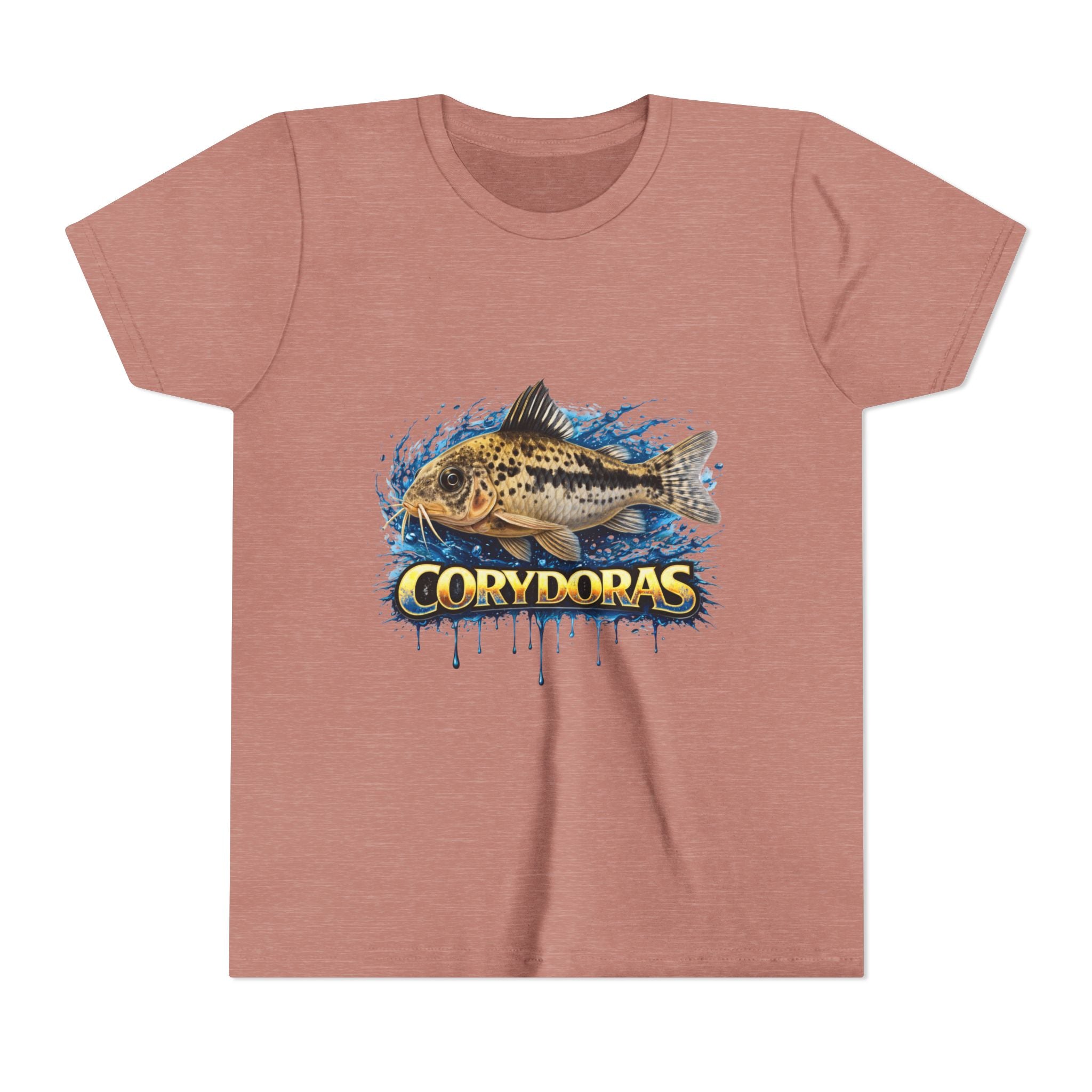 Corydoras Fish Youth Tee – Cute Aquarium Catfish Graphic Shirt