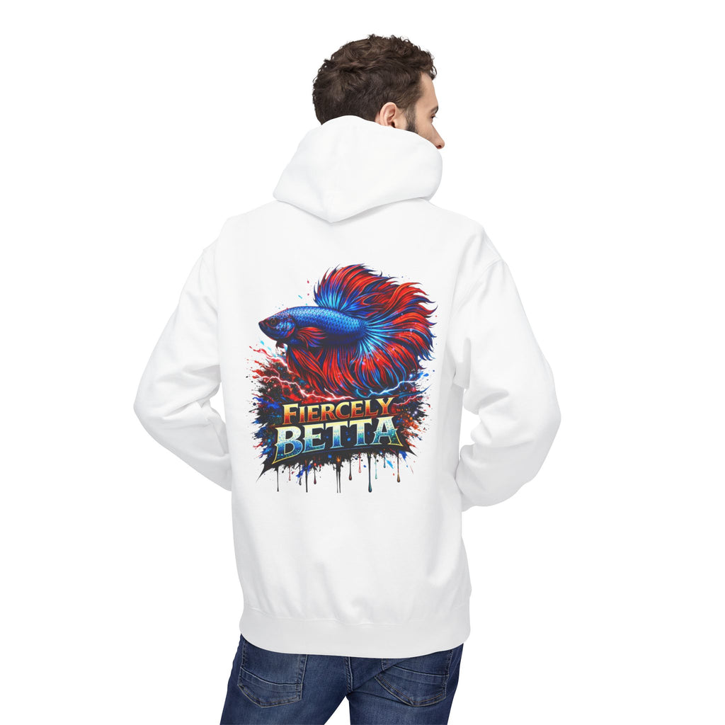 Fiercely Betta Hoodie – Colorful Betta Fish Graphic Pullover