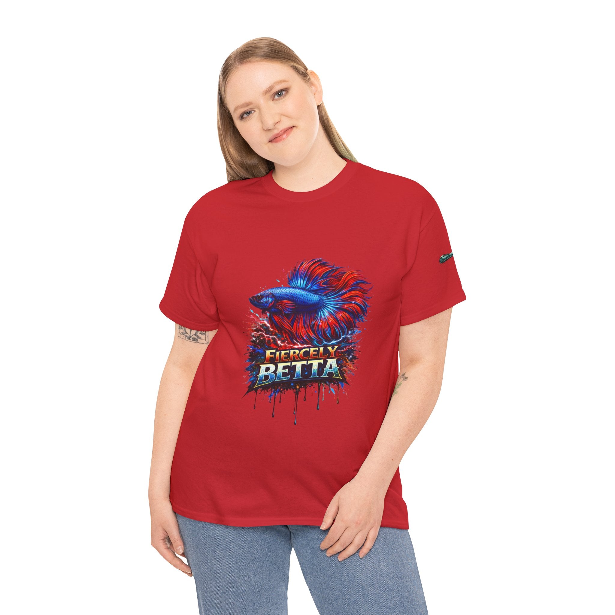 Betta Fish T-Shirt — Fiercely Betta Colorful Aquarium Fish Tee