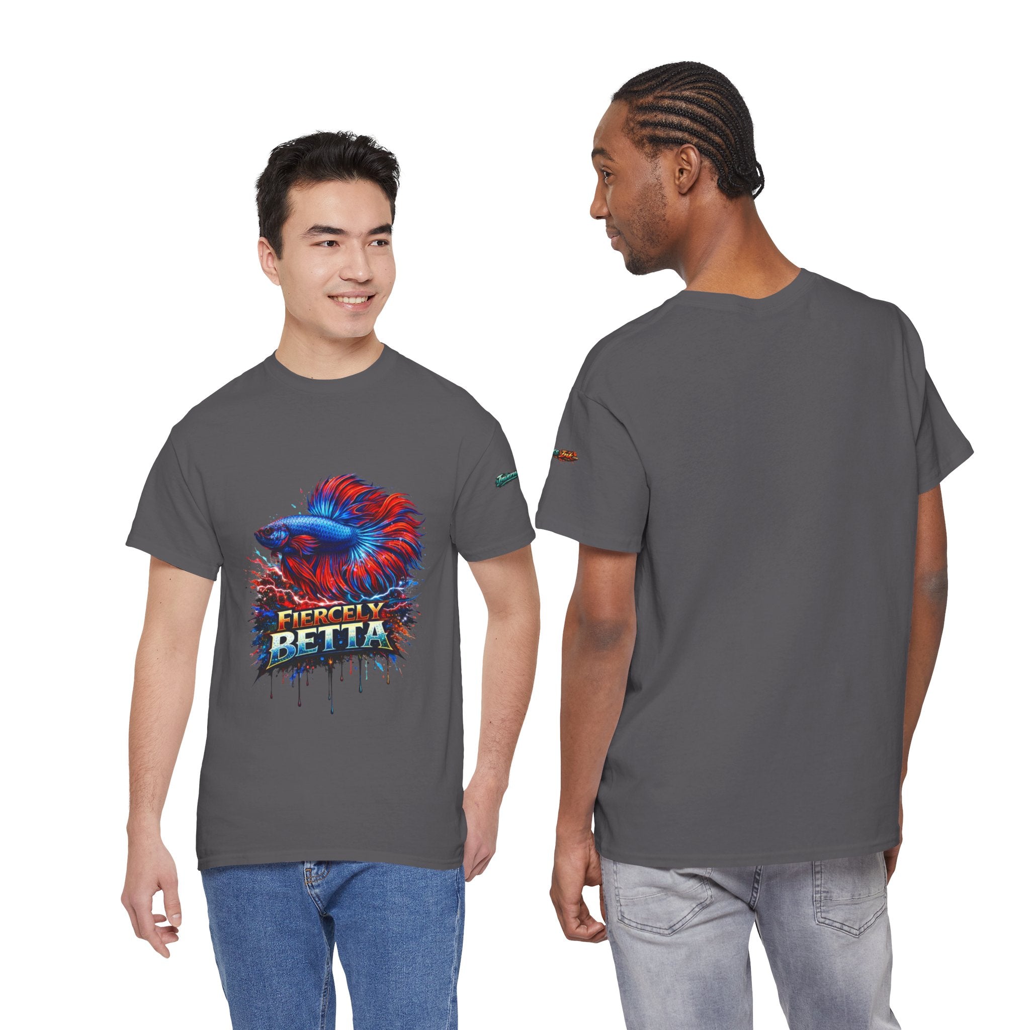 Betta Fish T-Shirt — Fiercely Betta Colorful Aquarium Fish Tee