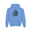 Youth Hoodie — Colorful Discus Fish Graphic Pullover