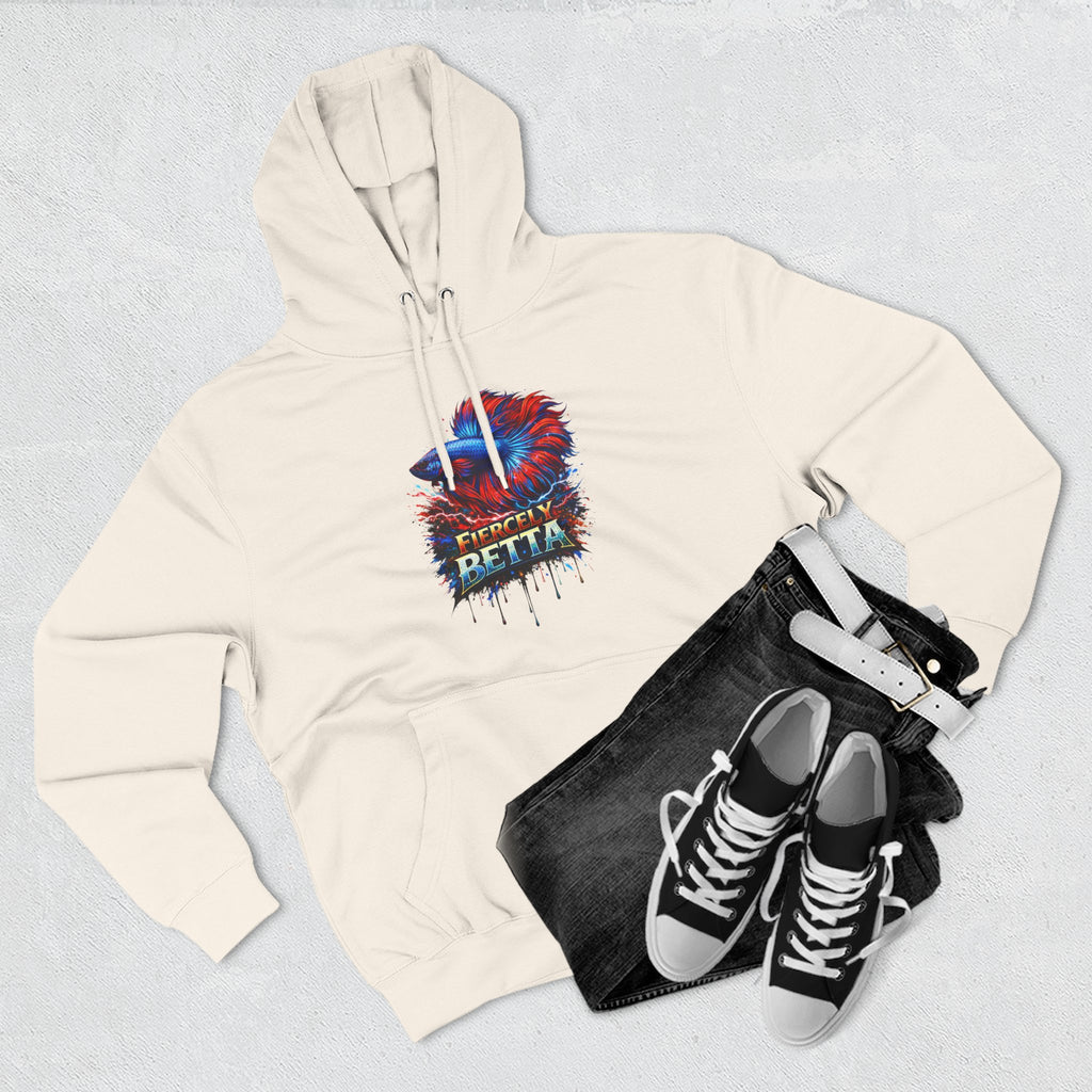 Fiercely Betta – Premium "Neon Flare" 3-End Fleece Hoodie