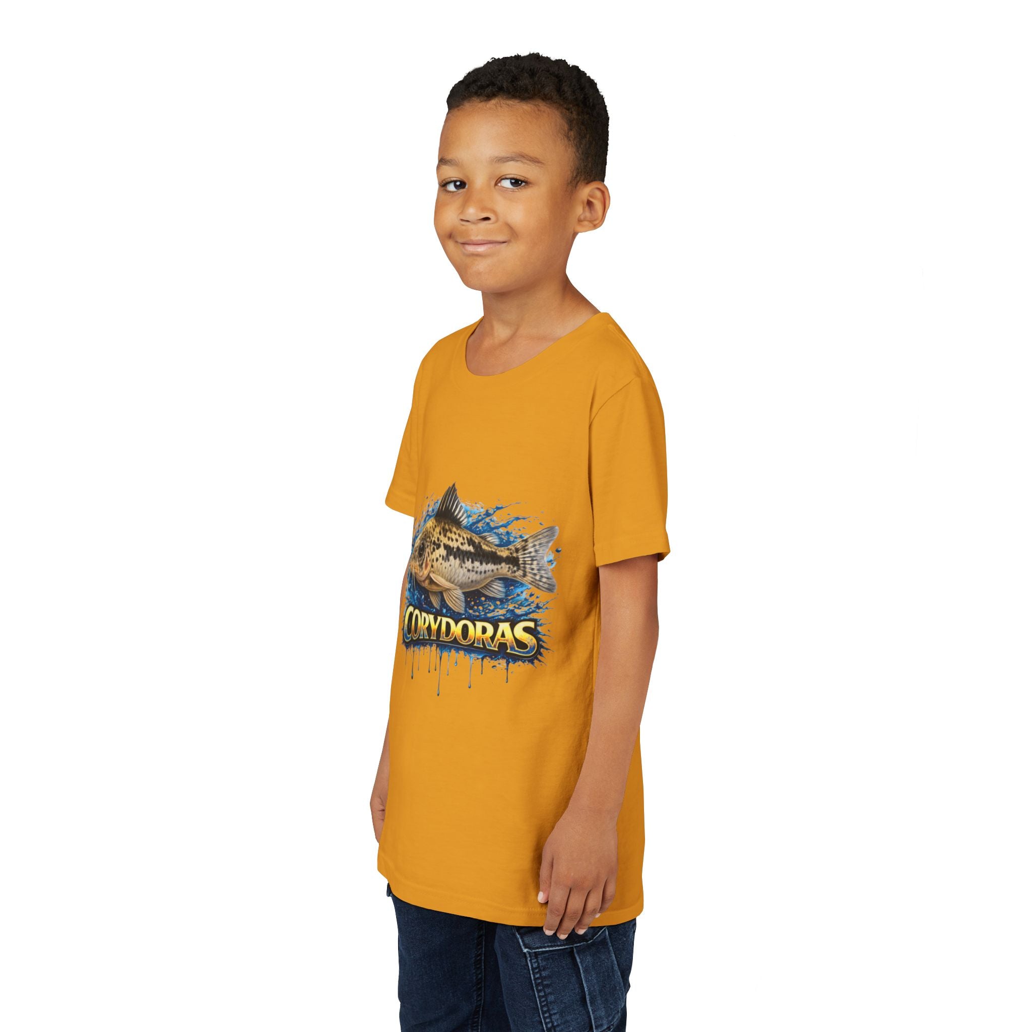 Corydoras Fish Youth Tee – Cute Aquarium Catfish Graphic Shirt