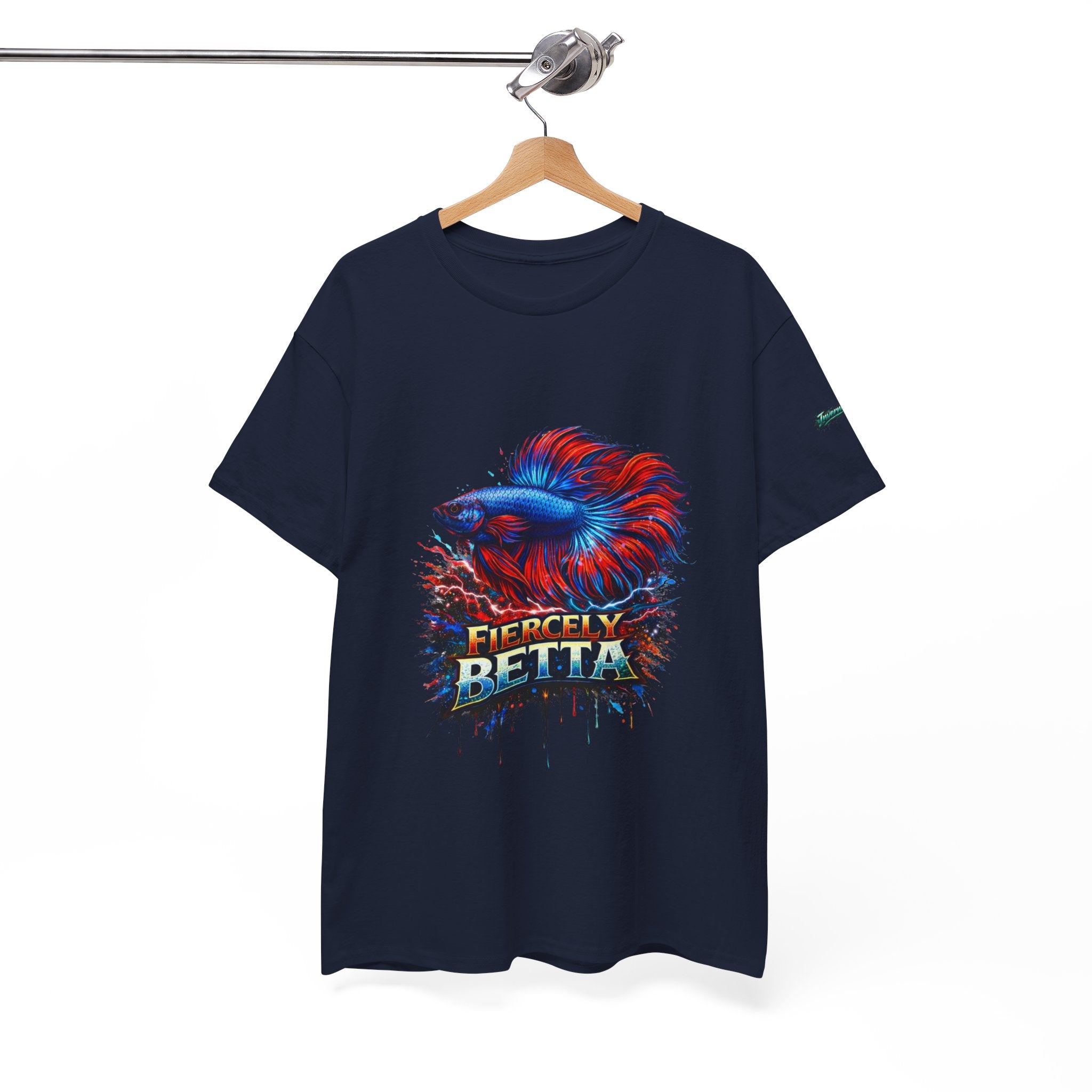 Betta Fish T-Shirt — Fiercely Betta Colorful Aquarium Fish Tee