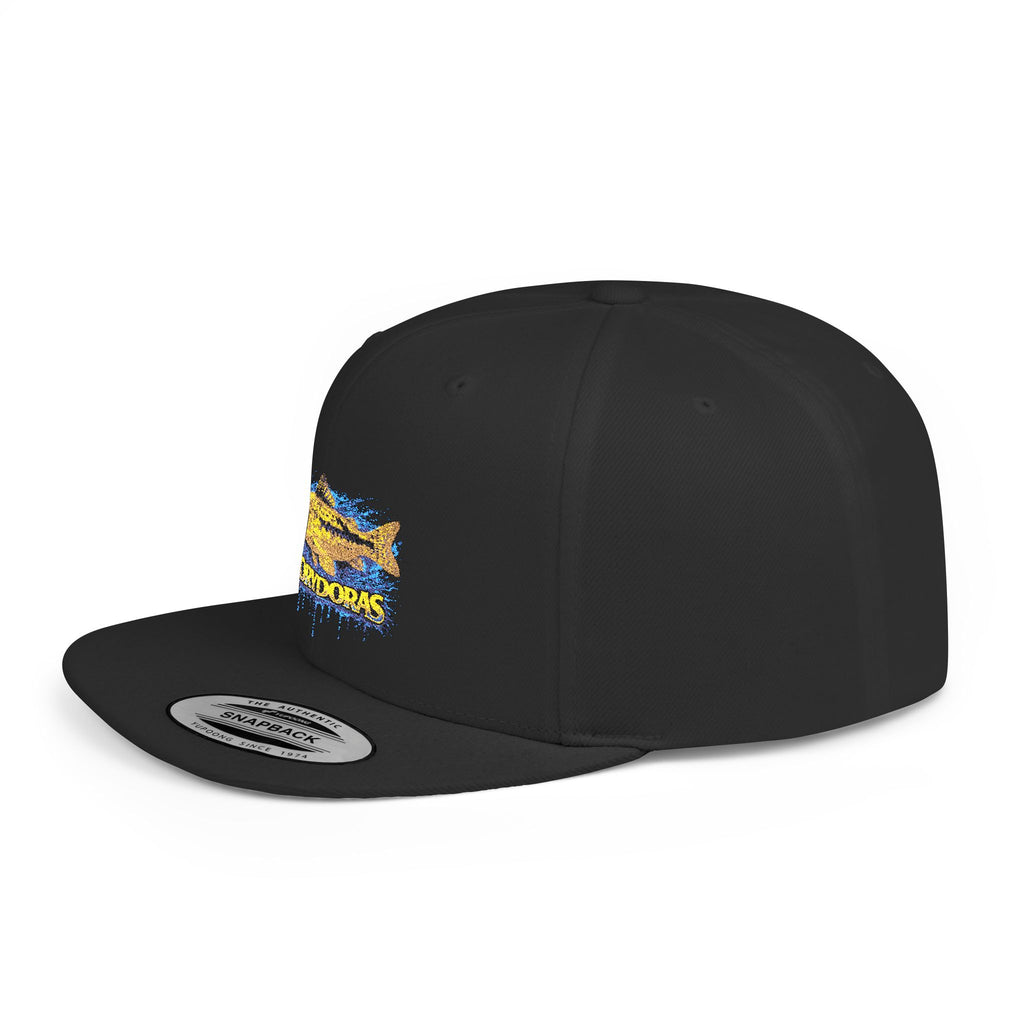 Corydoras Catfish Splash Flat Bill Snapback Hat