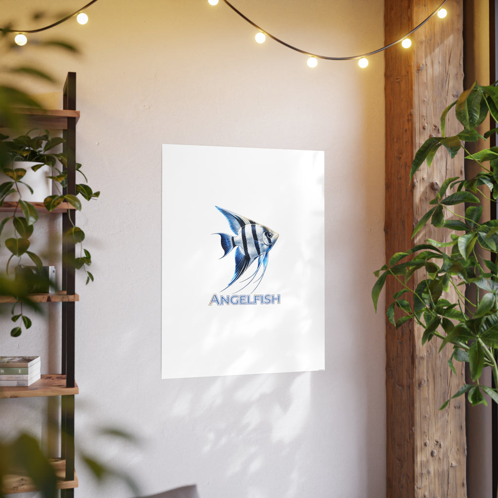 Angelfish – Premium Satin Photo Art Poster
