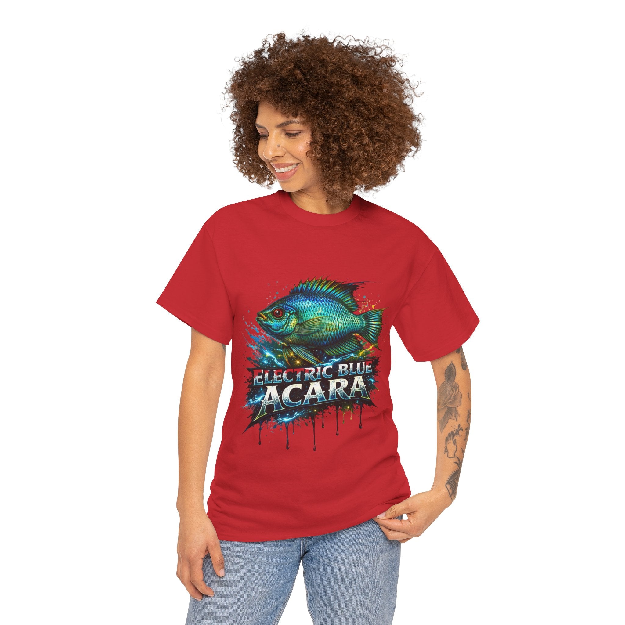 Electric Blue Acara – Premium Graphic Tee