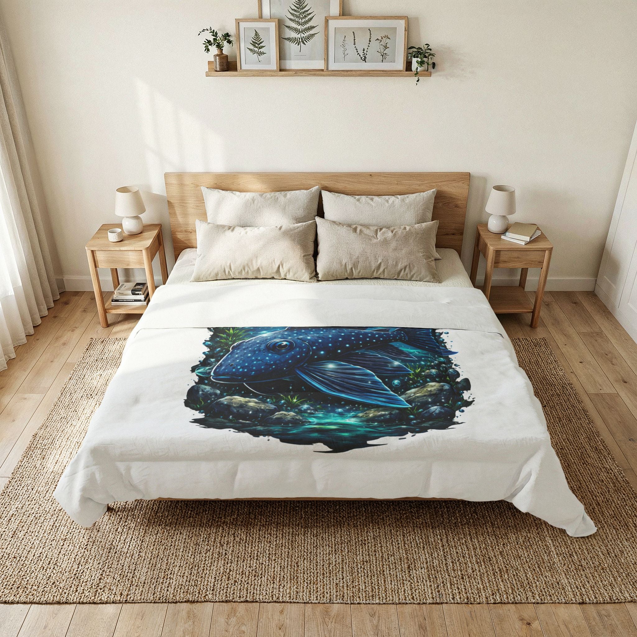 Blue Phantom – Premium "Starlight" Cotton Comforter