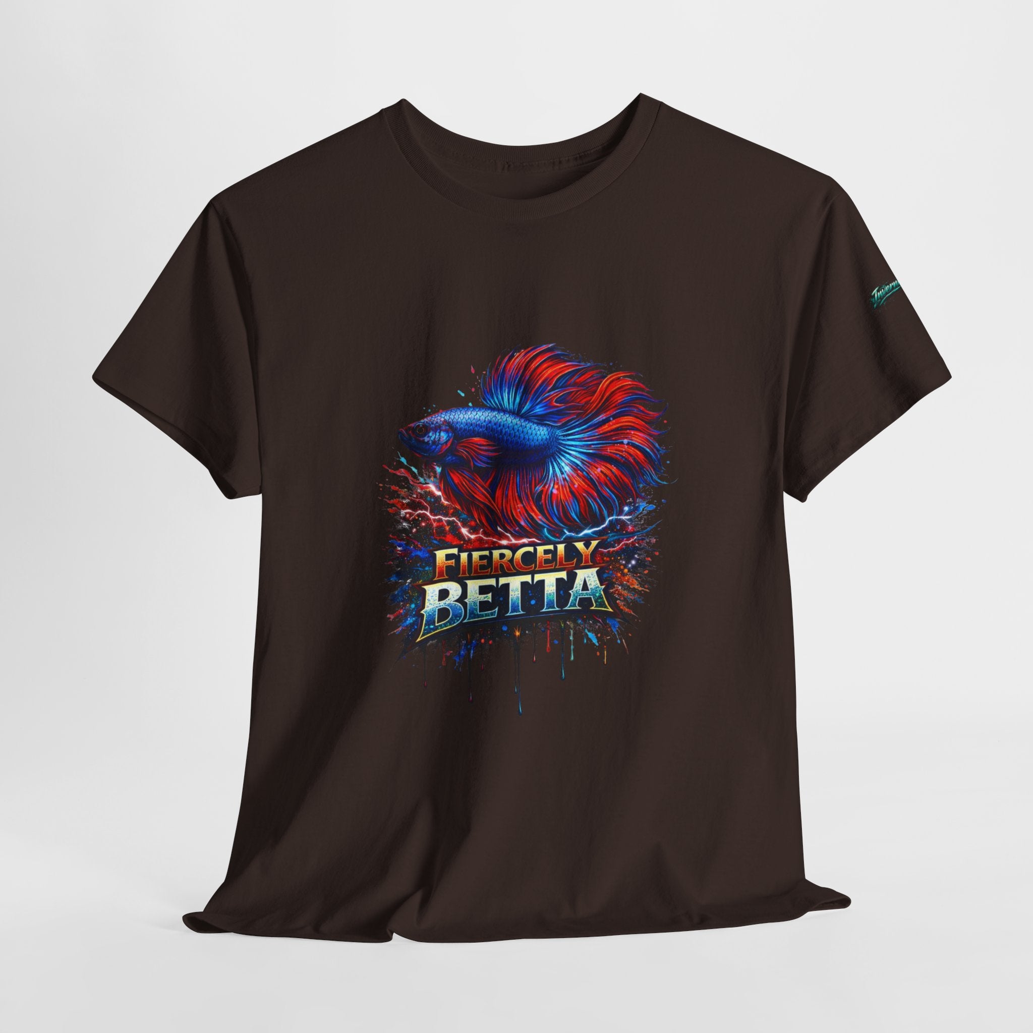 Betta Fish T-Shirt — Fiercely Betta Colorful Aquarium Fish Tee