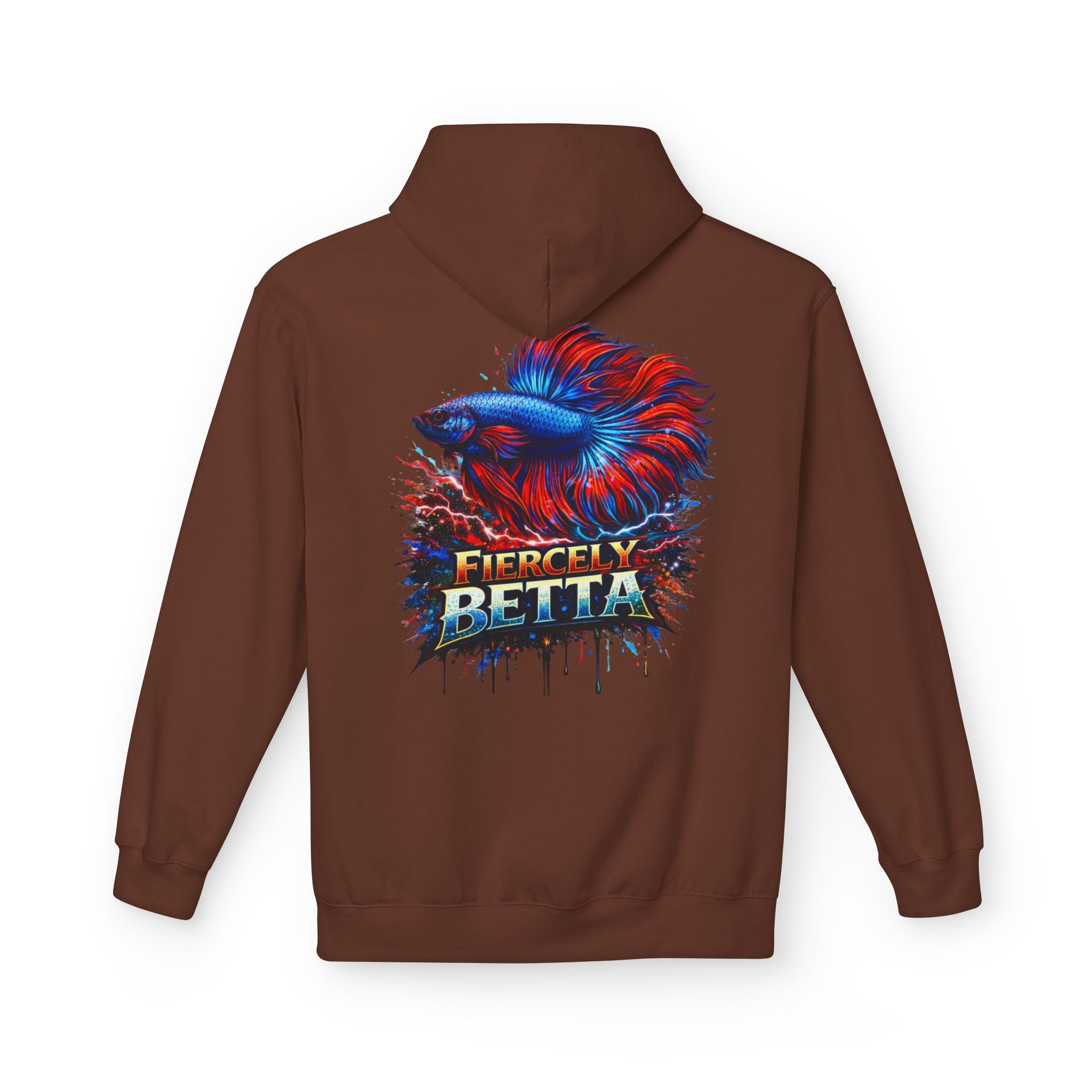 Fiercely Betta Hoodie – Colorful Betta Fish Graphic Pullover