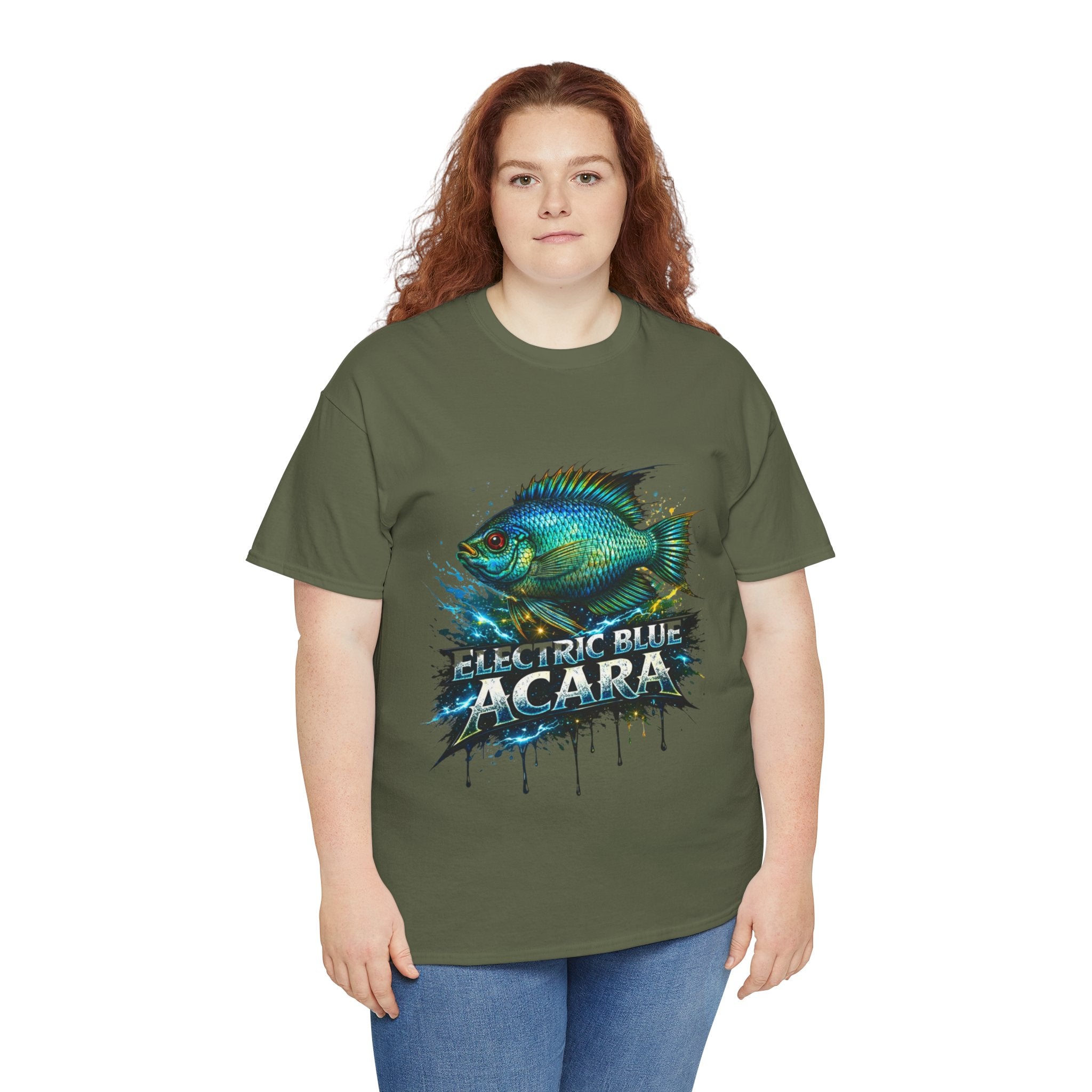 Electric Blue Acara – Premium Graphic Tee