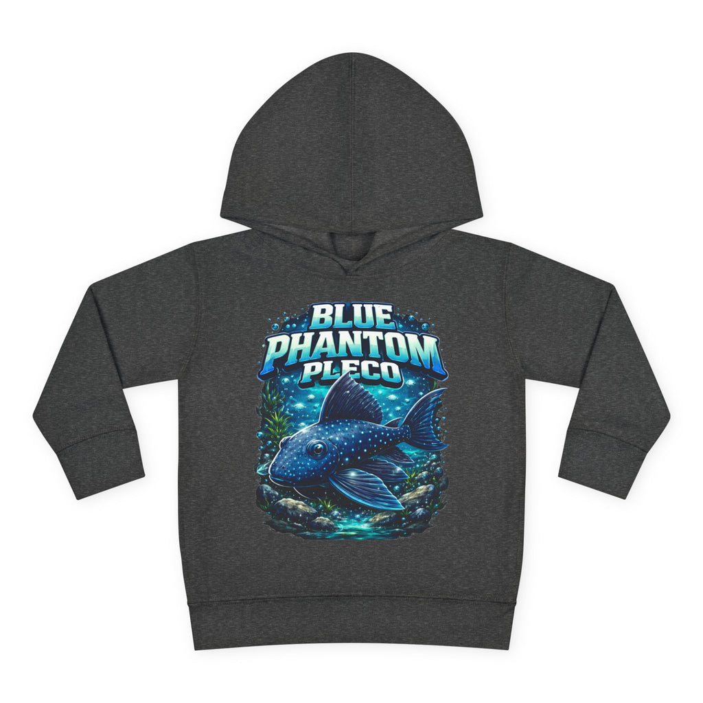 Toddler Hoodie — 'Blue Phantom Pleco' Cute Aquarium Fish Pullover