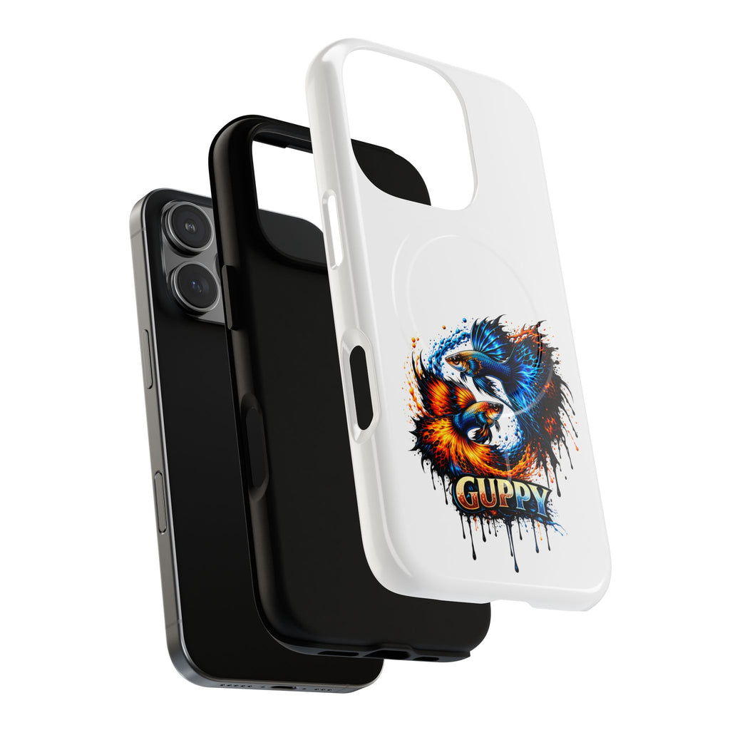 Fire & Ice Guppy – "Neon Flare" Magnetic Impact Case
