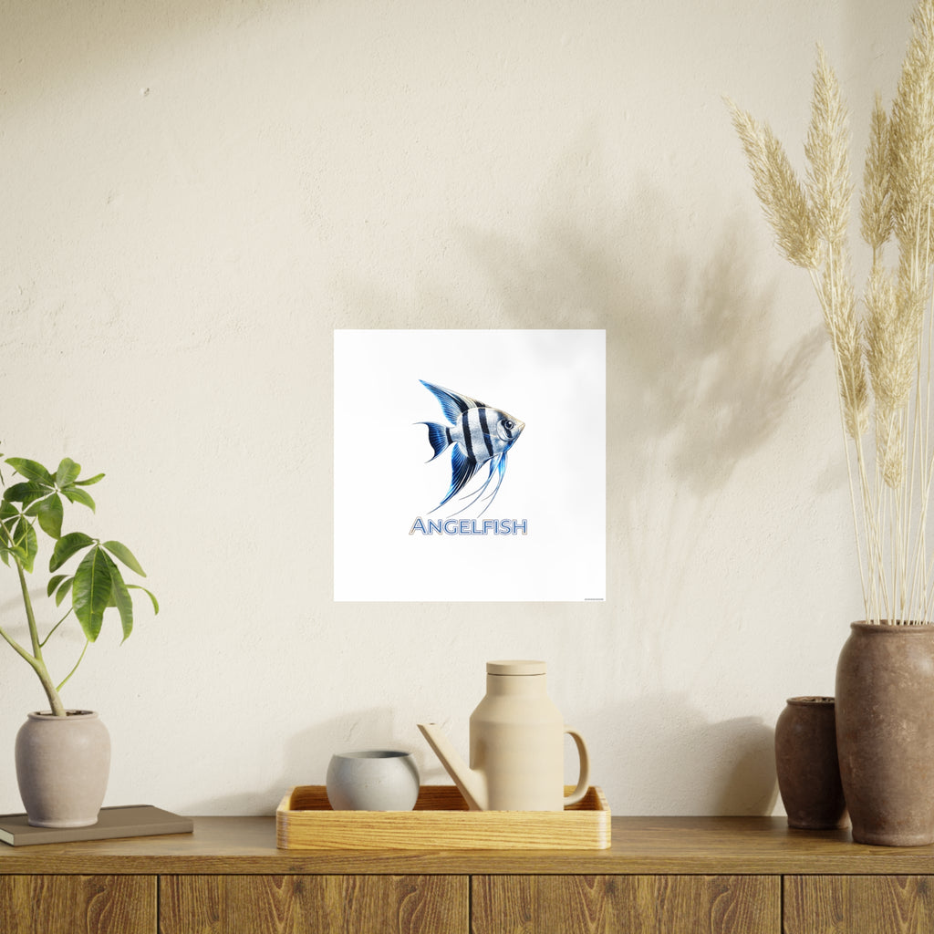 Angelfish – Premium Satin Photo Art Poster